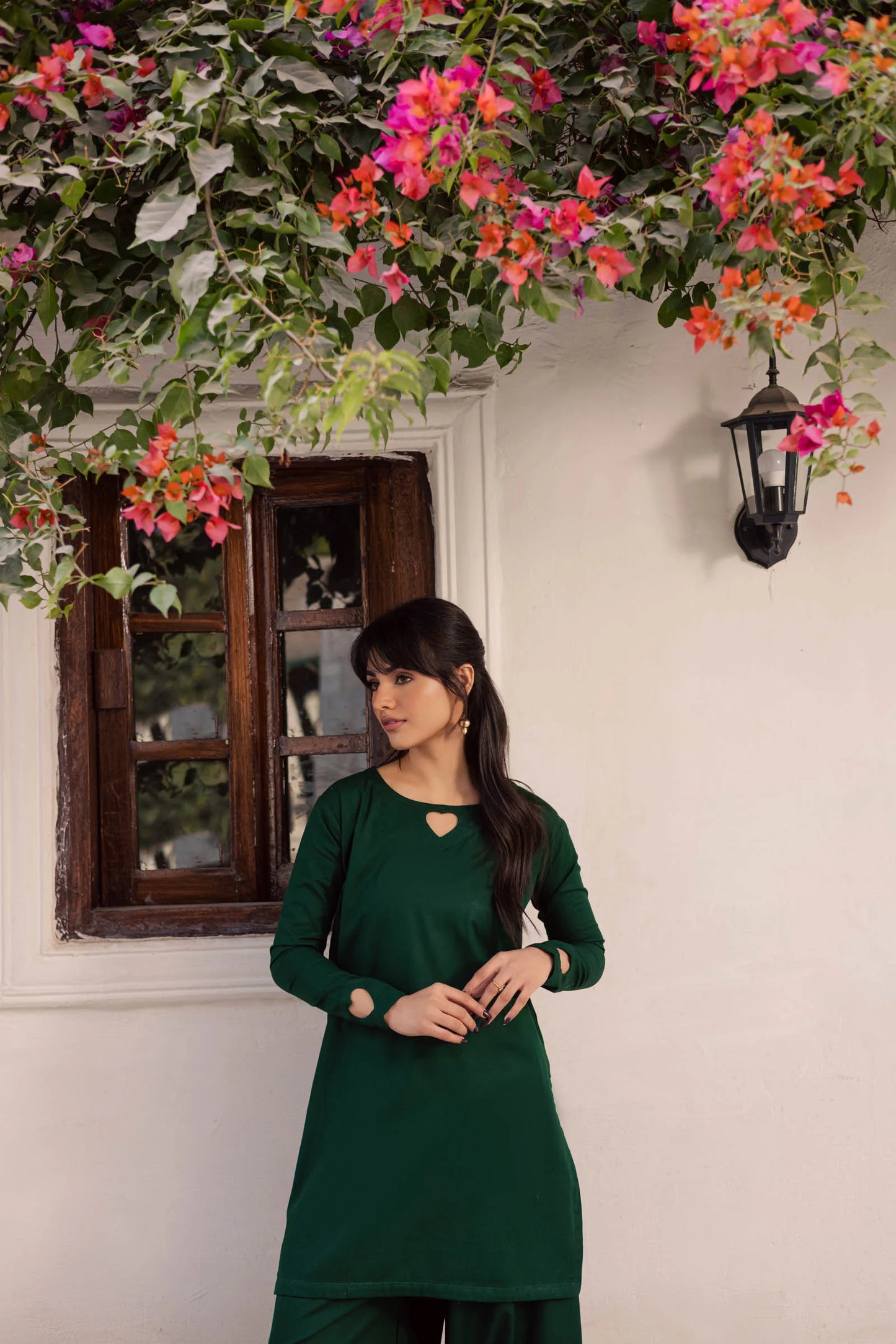 2PC Khaddar Solid HSK 06 – Bottle Green | Winter Solids | Silayi Pret