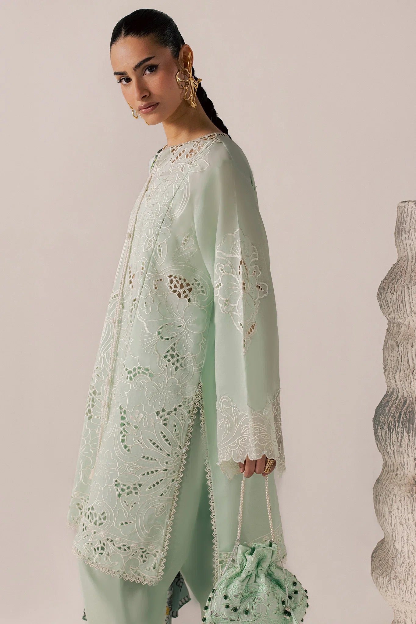 ZEVARÉ (EL26-07 A ST) | STITCHED-ELAN LAWN'26 | ELAN