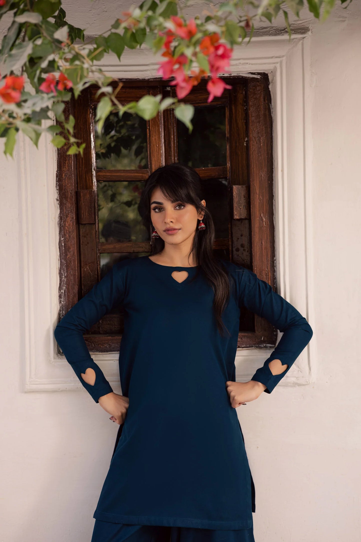 2PC Khaddar Solid HSK 06 – Teal | Winter Solids | Silayi Pret