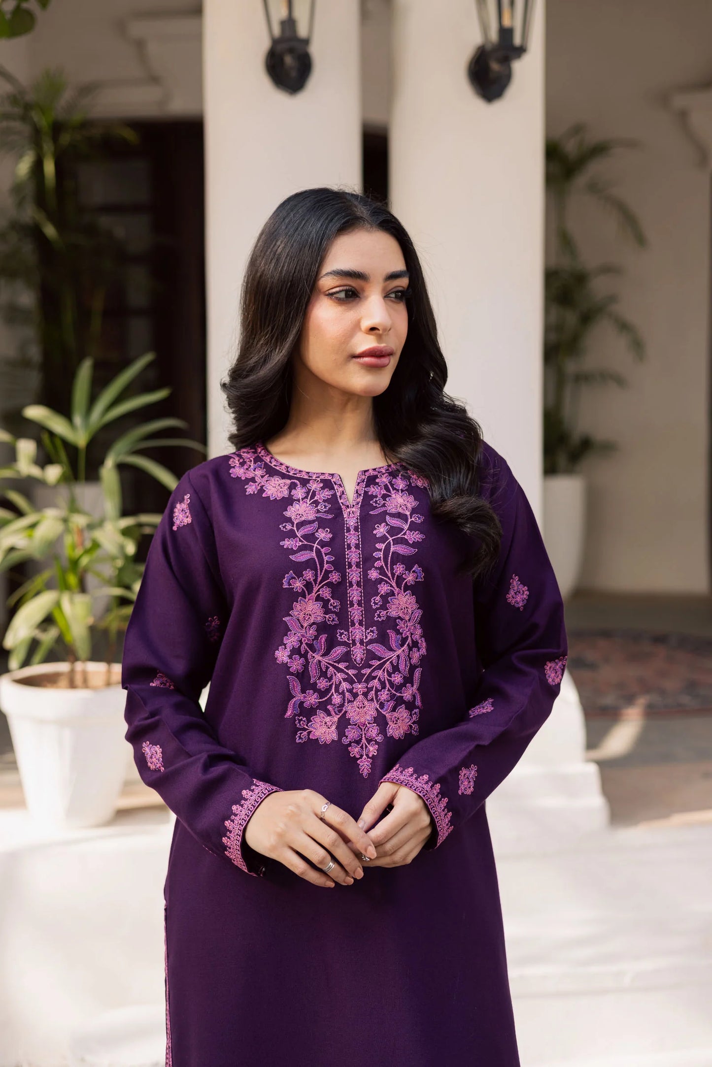 2PC Winter Embroidered Dress-1178 | Winter Edit | Silayi Pret