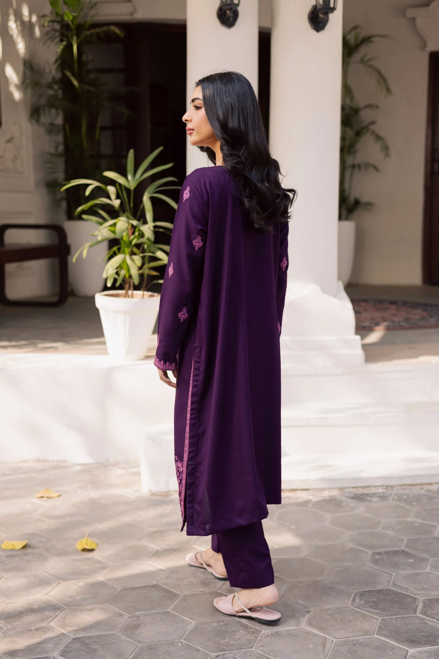 2PC Winter Embroidered Dress-1178 | Winter Edit | Silayi Pret