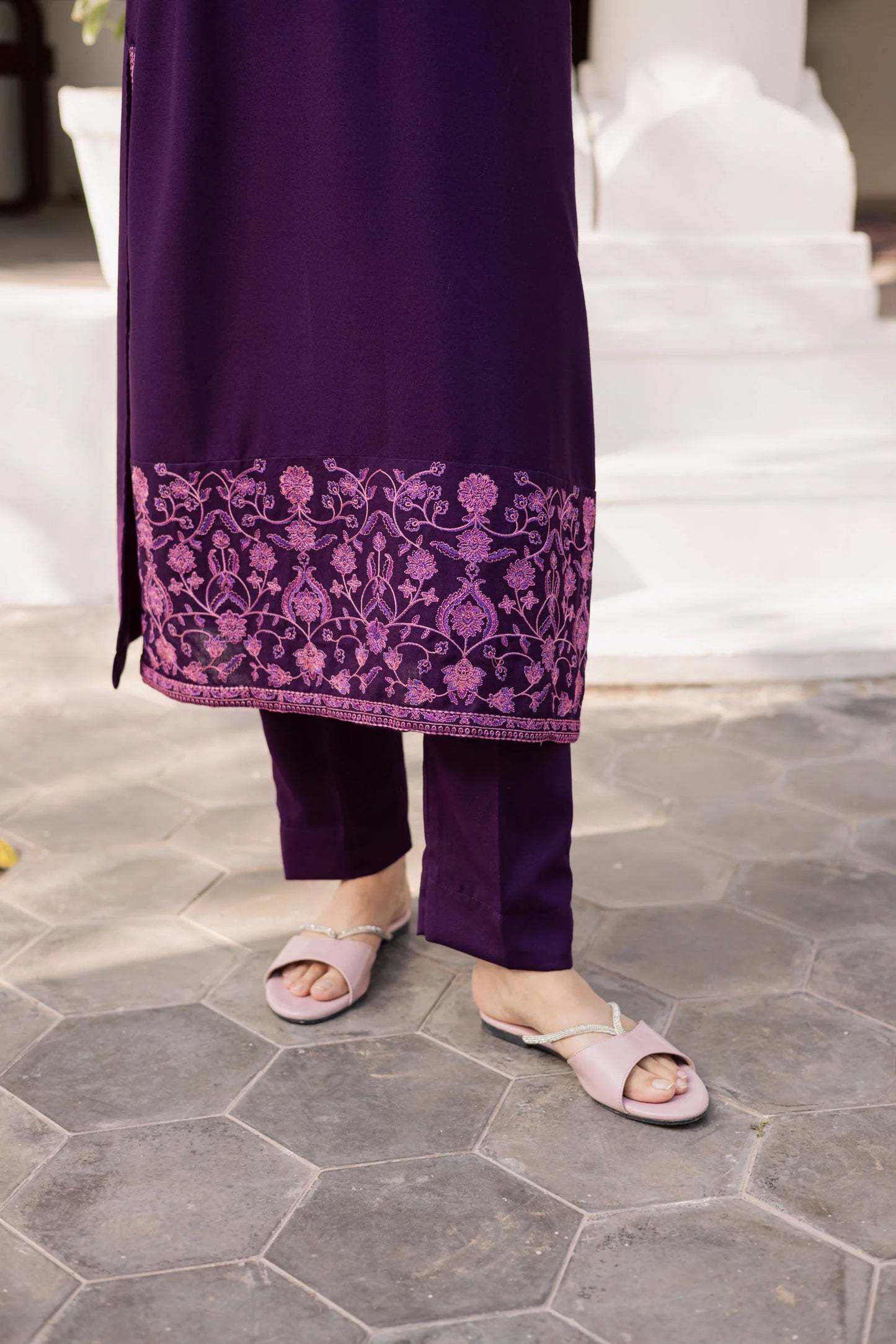 2PC Winter Embroidered Dress-1178 | Winter Edit | Silayi Pret