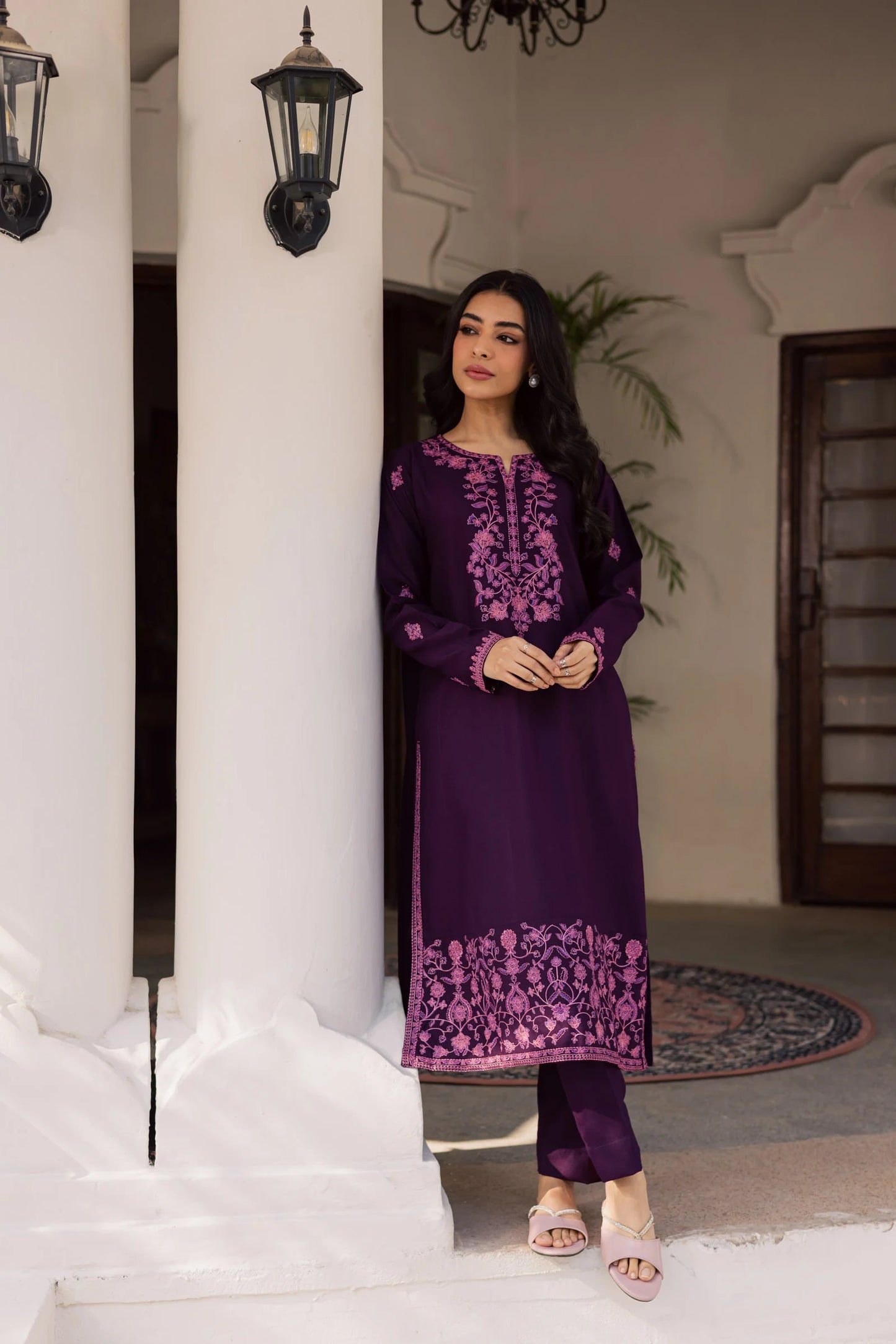 2PC Winter Embroidered Dress-1178 | Winter Edit | Silayi Pret