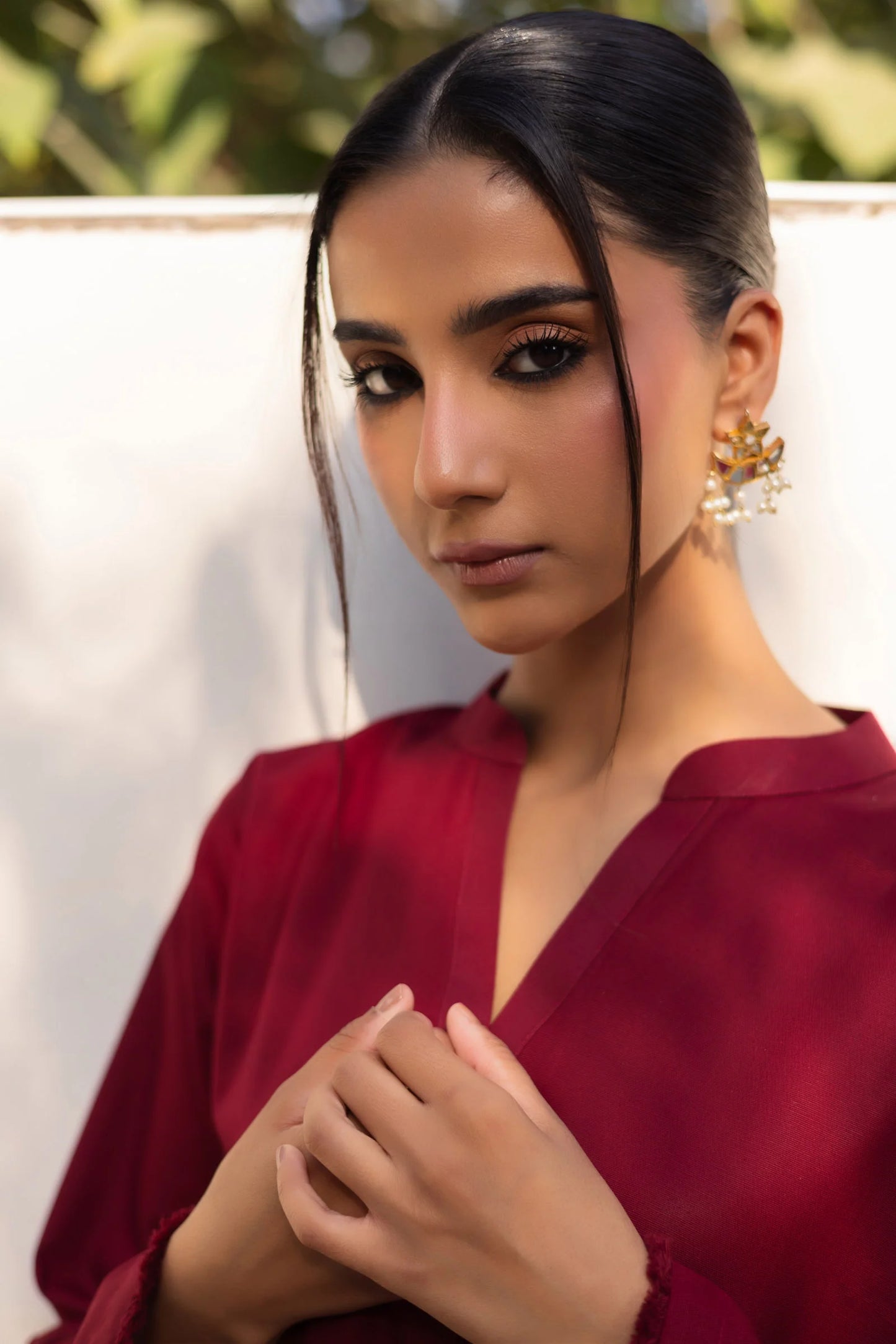 2 PC Khaddar Solid FSK 03 – Maroon | Winter Solids | Silayi Pret