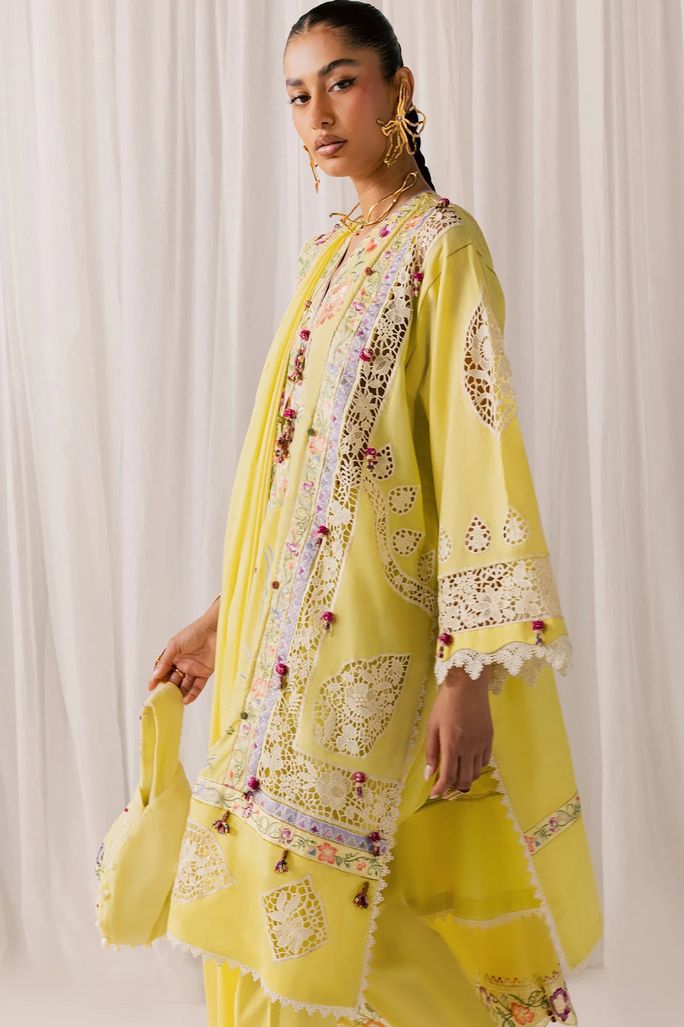 NEELUNE (EL26-05 A ST) | STITCHED-ELAN LAWN'26 | ELAN