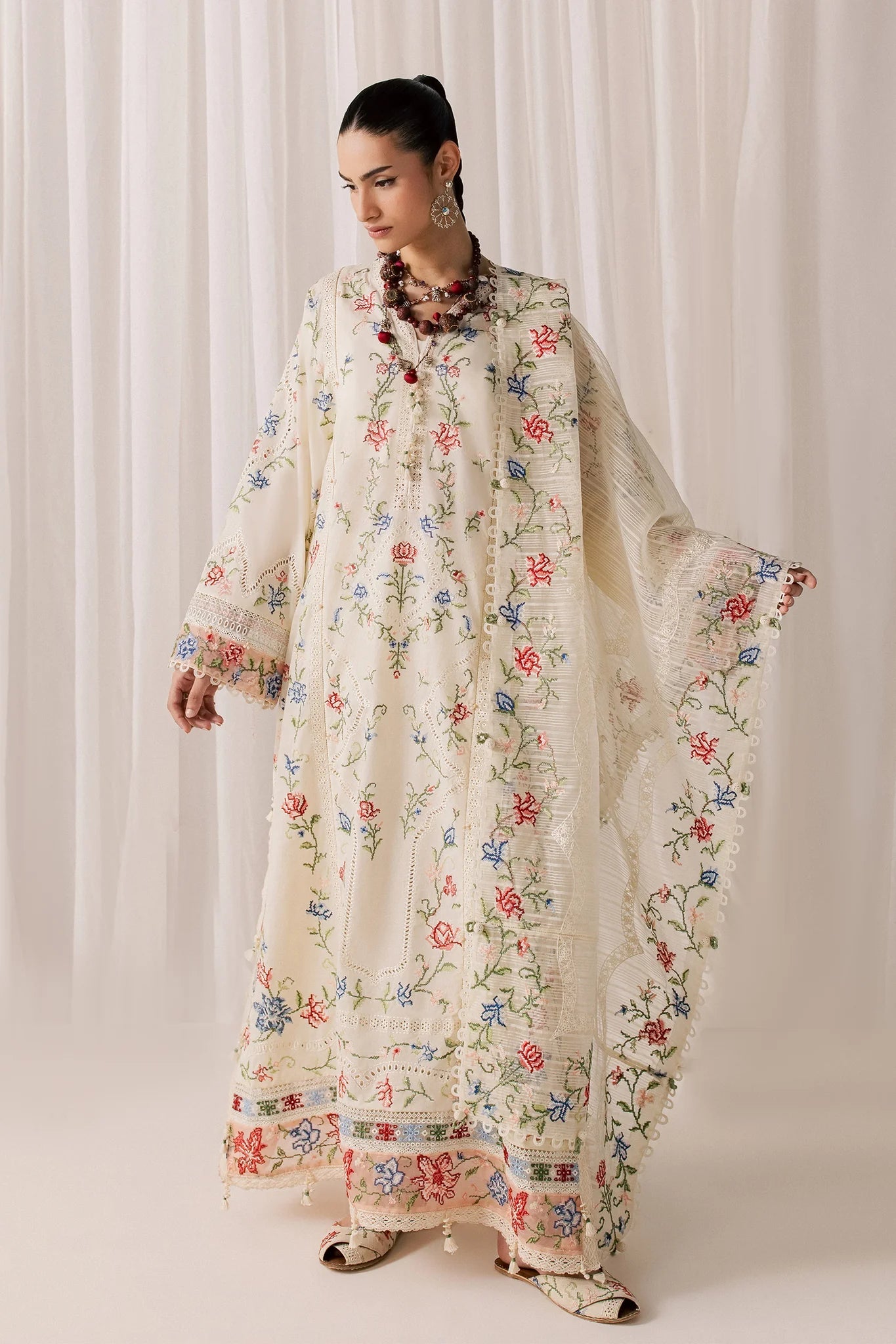 SOZRAAG (EL26-03 B ST) | STITCHED-ELAN LAWN'26 | ELAN