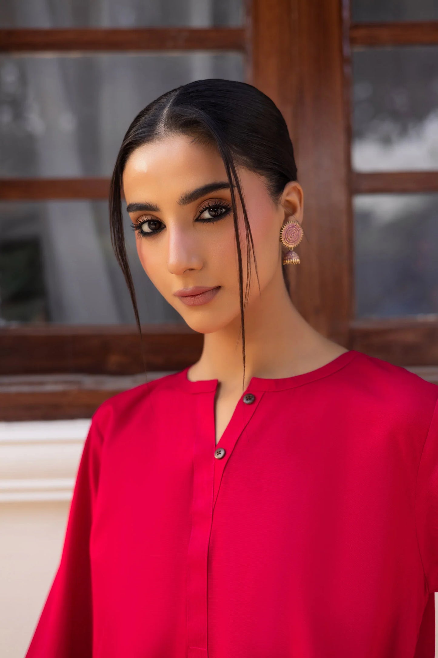 2 PC Khaddar Solid PSK 01 - Shocking Pink | Winter Solids | Silayi Pret