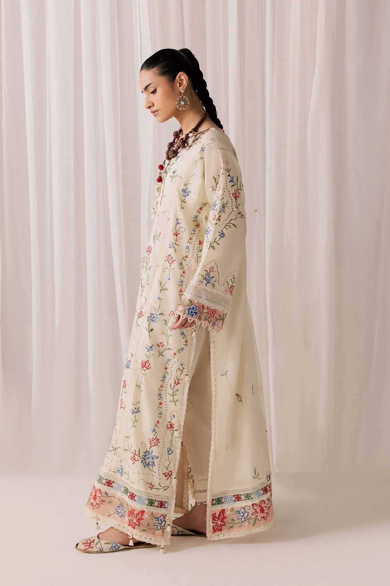 SOZRAAG (EL26-03 B ST) | STITCHED-ELAN LAWN'26 | ELAN