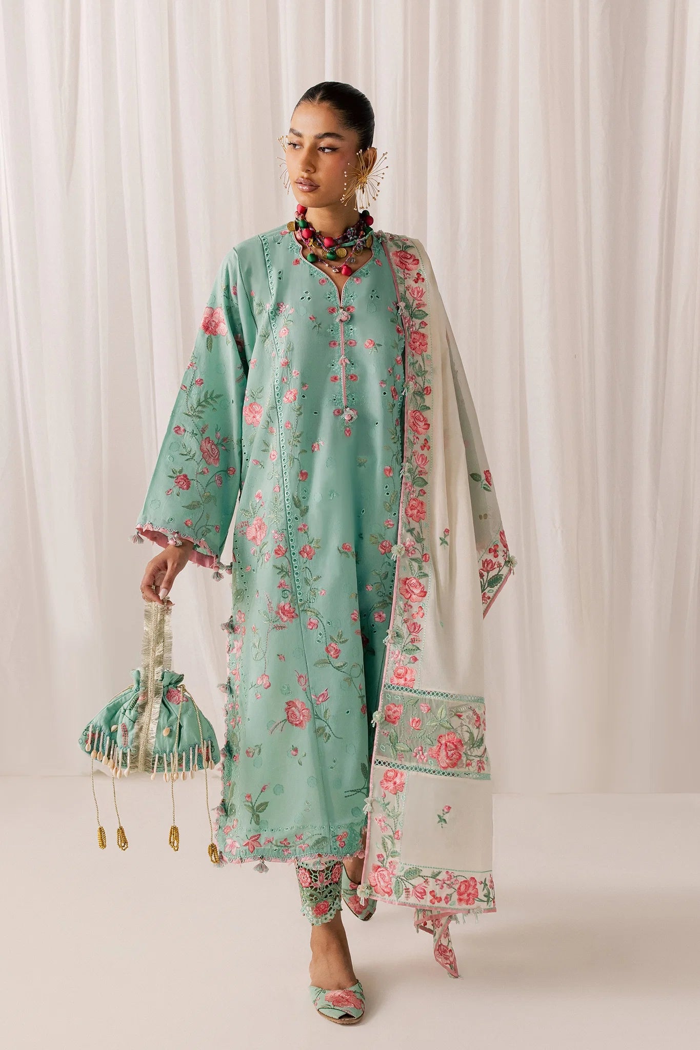 GULRAAZ (EL26-08 B ST) | STITCHED-ELAN LAWN'26 | ELAN