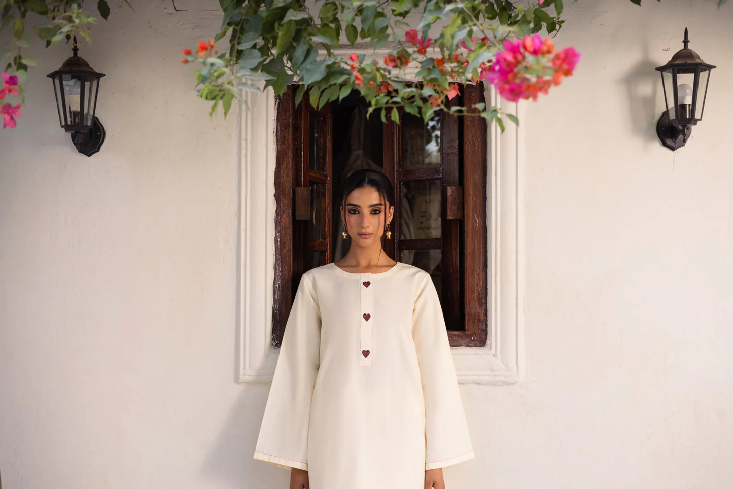 2 PC Khaddar Solid SCF 04 – Crème | Winter Solids | Silayi Pret