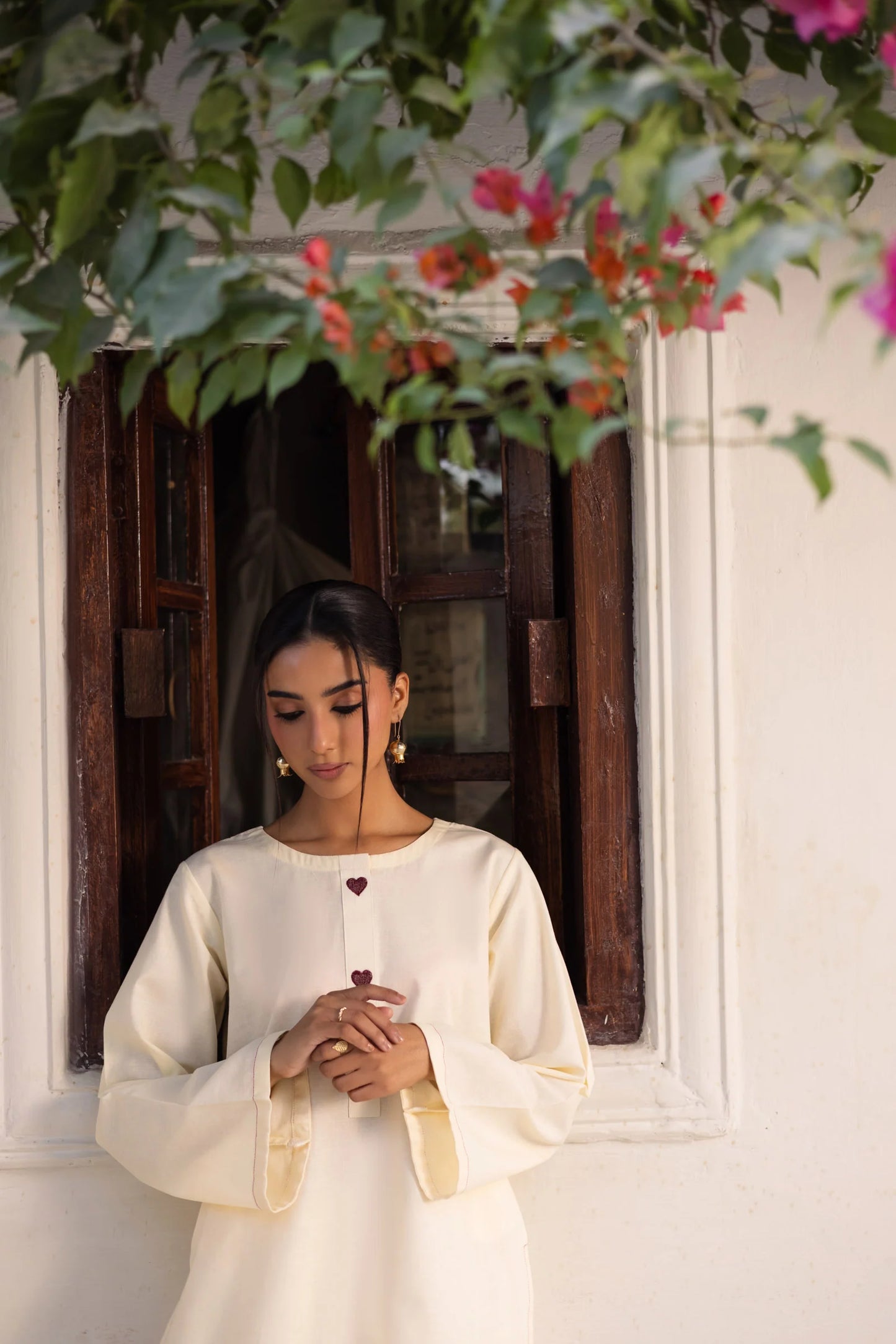 2 PC Khaddar Solid SCF 04 – Crème | Winter Solids | Silayi Pret