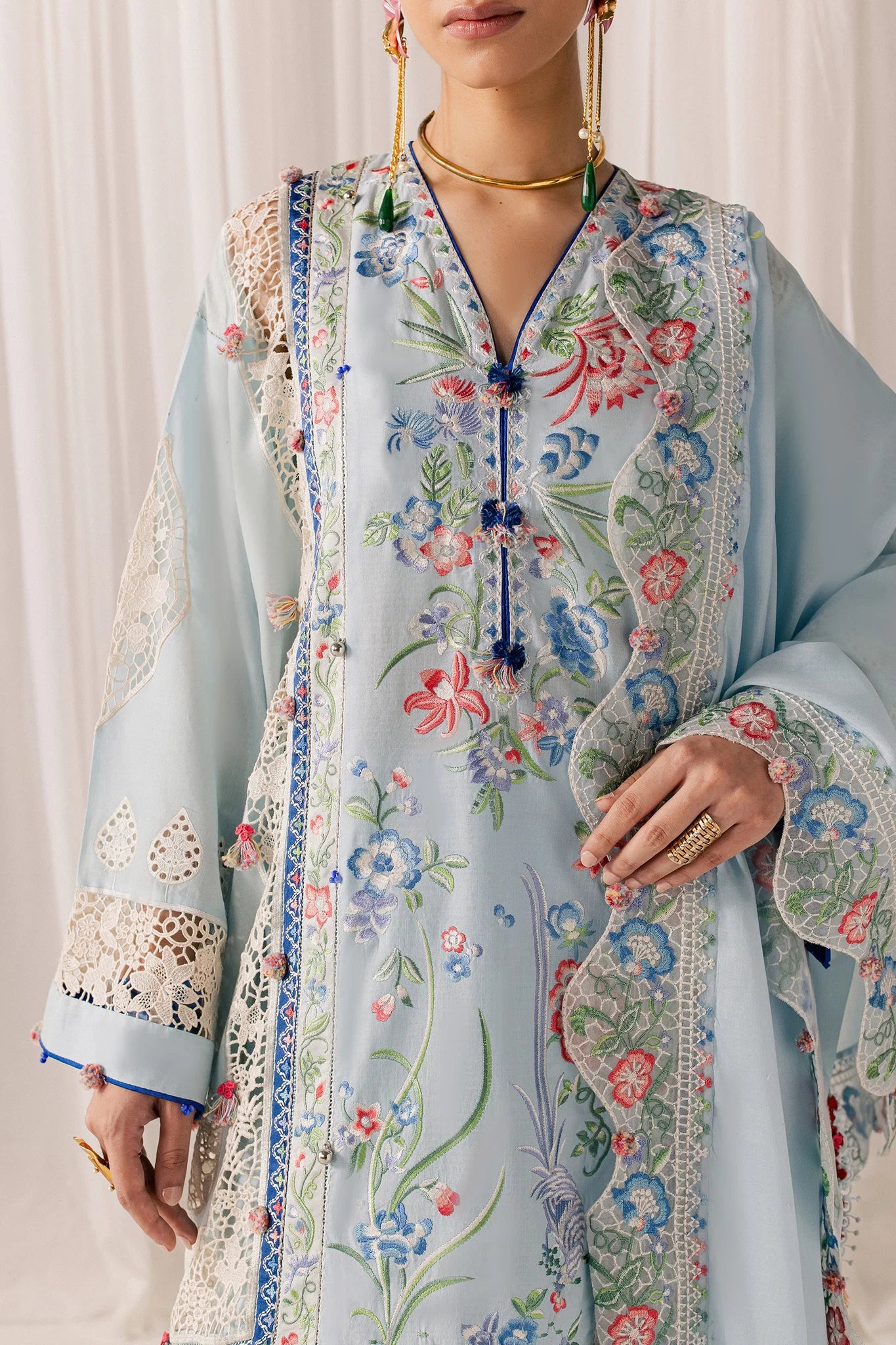 NEELUNE (EL26-05 B ST) | STITCHED-ELAN LAWN'26 | ELAN