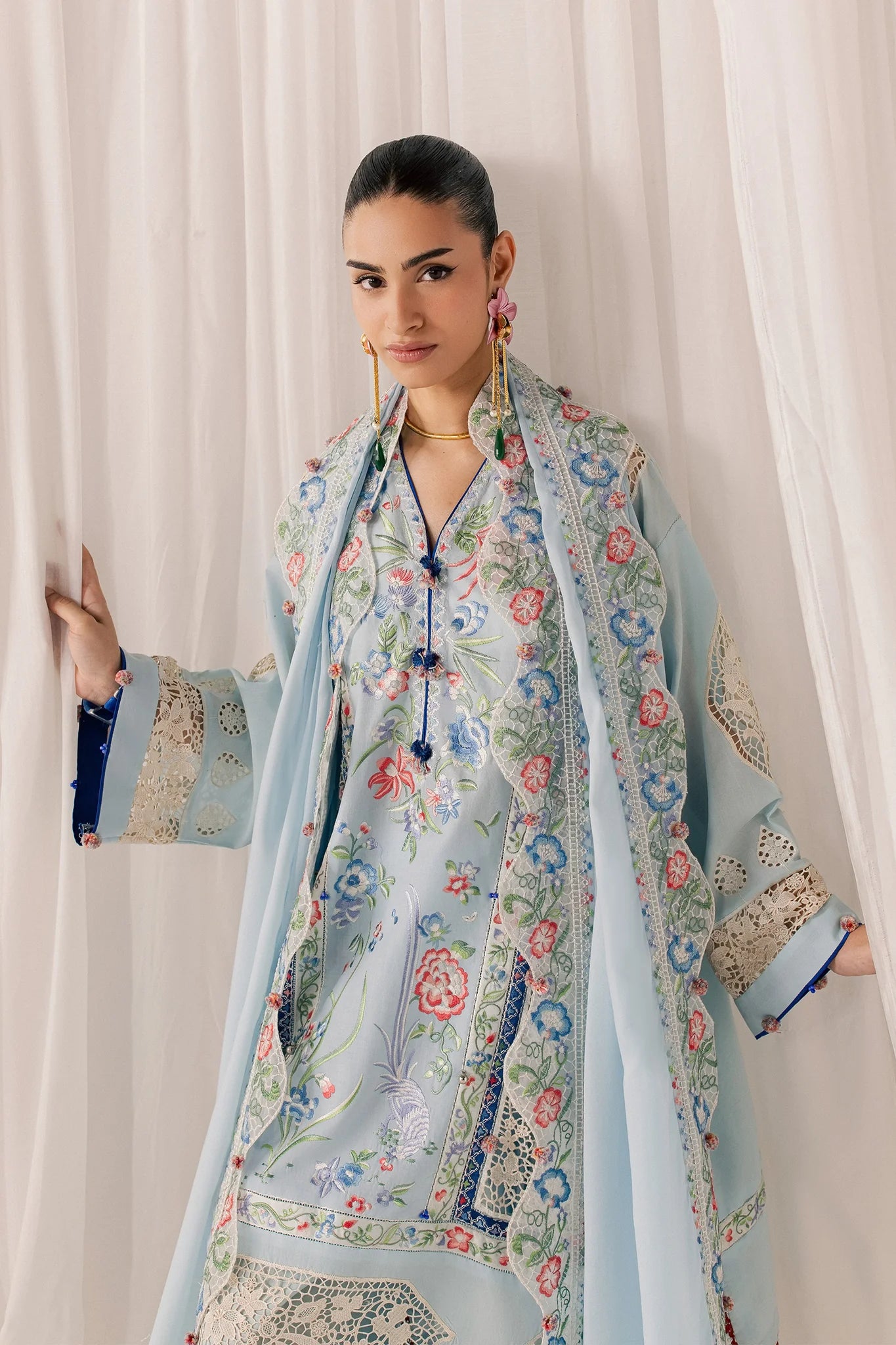 NEELUNE (EL26-05 B ST) | STITCHED-ELAN LAWN'26 | ELAN