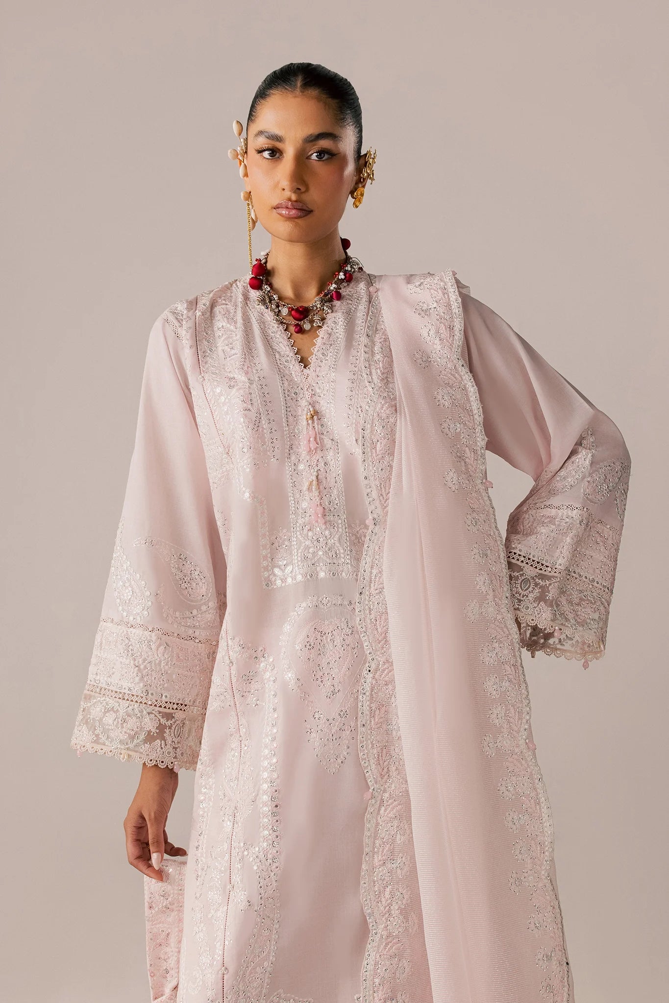 ROUHAAN (EL26-04 B ST) | STITCHED-ELAN LAWN'26 | ELAN
