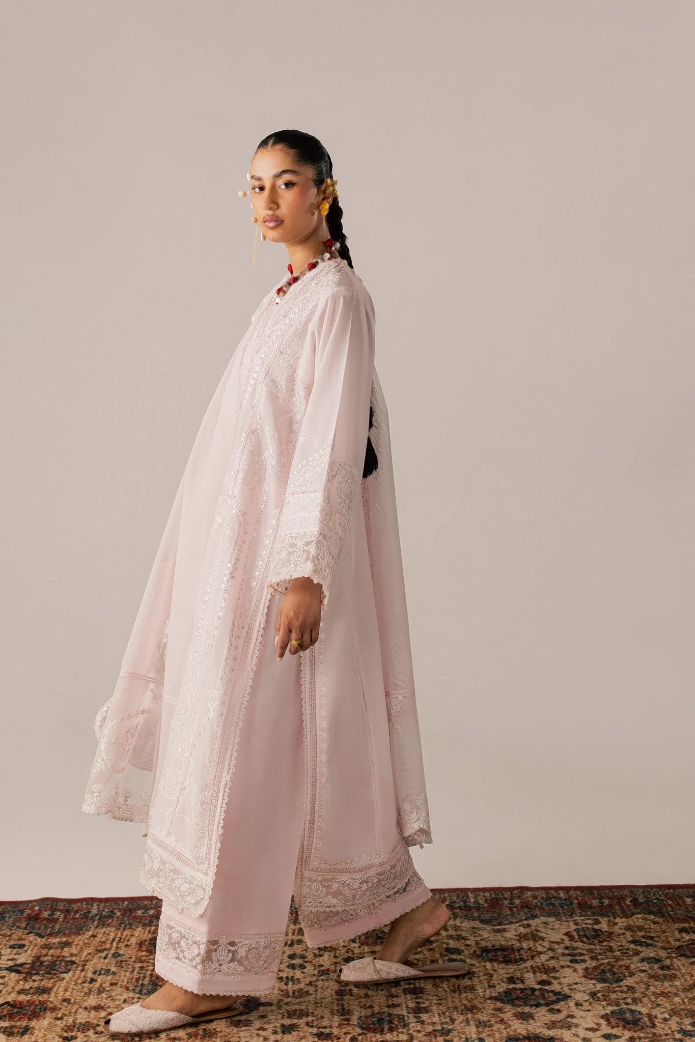 ROUHAAN (EL26-04 B ST) | STITCHED-ELAN LAWN'26 | ELAN