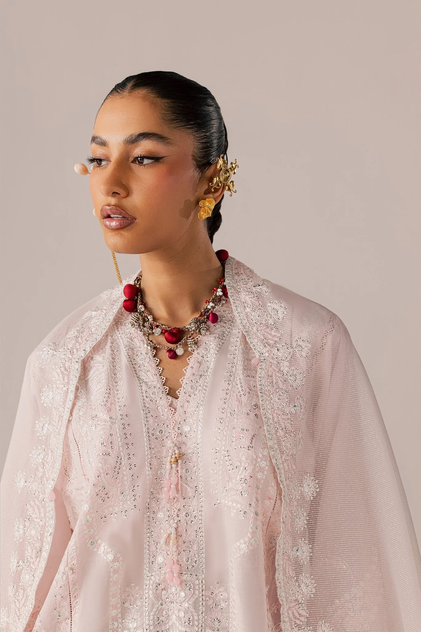 ROUHAAN (EL26-04 B ST) | STITCHED-ELAN LAWN'26 | ELAN