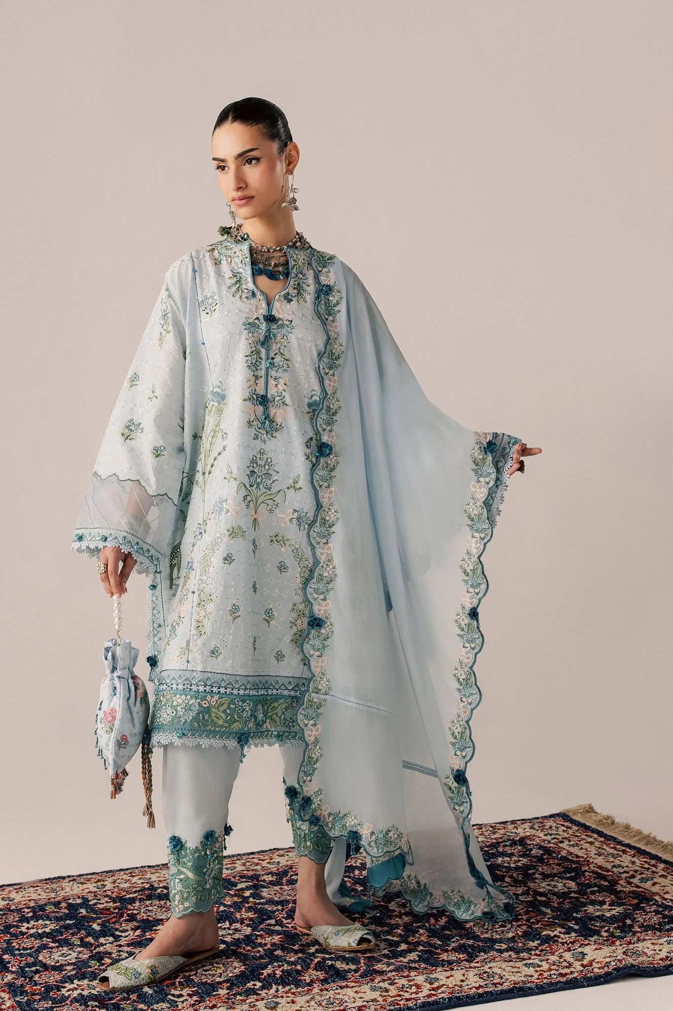 MEHRVAAN (EL26-10 B ST) | STITCHED-ELAN LAWN'26 | ELAN