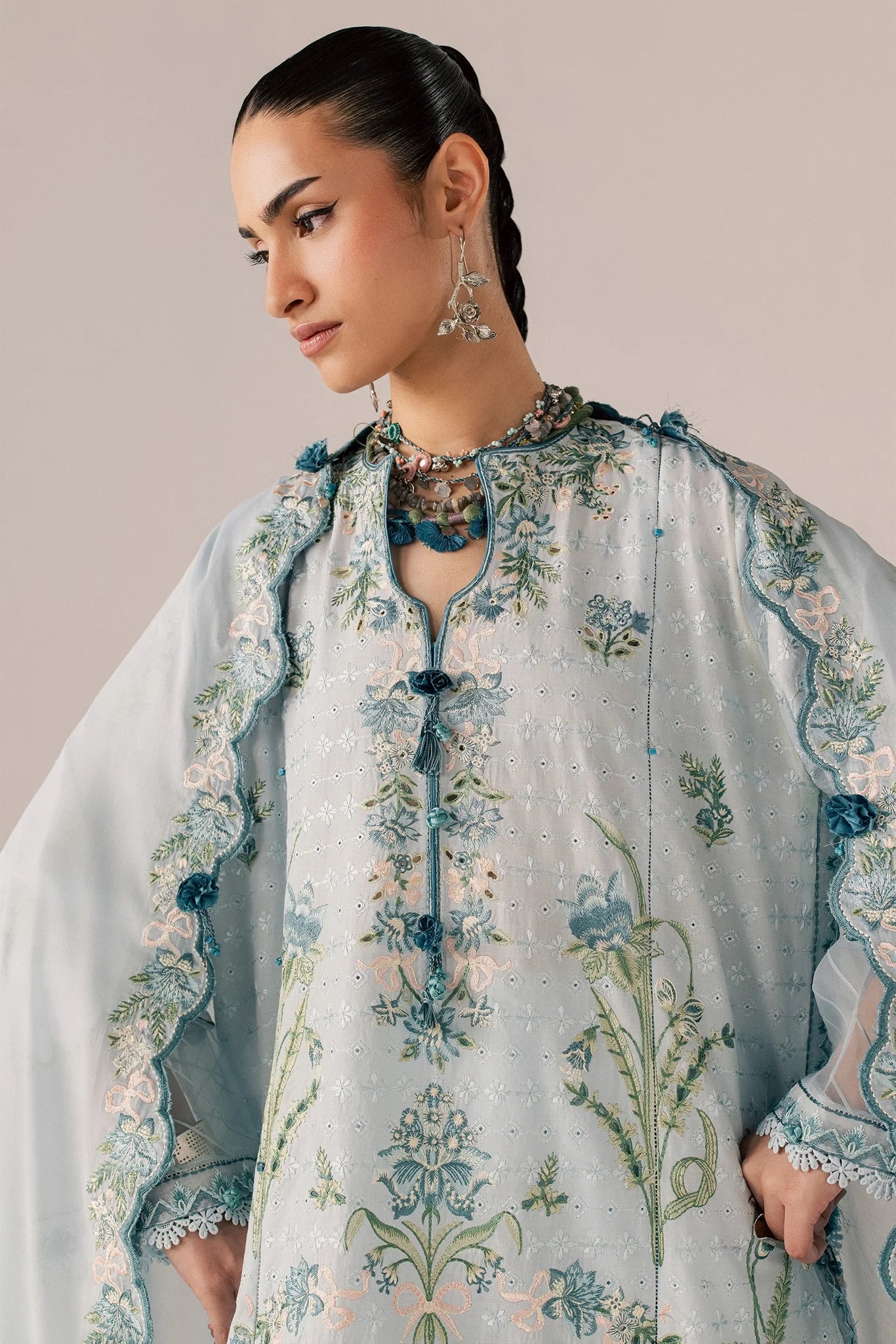 MEHRVAAN (EL26-10 B ST) | STITCHED-ELAN LAWN'26 | ELAN