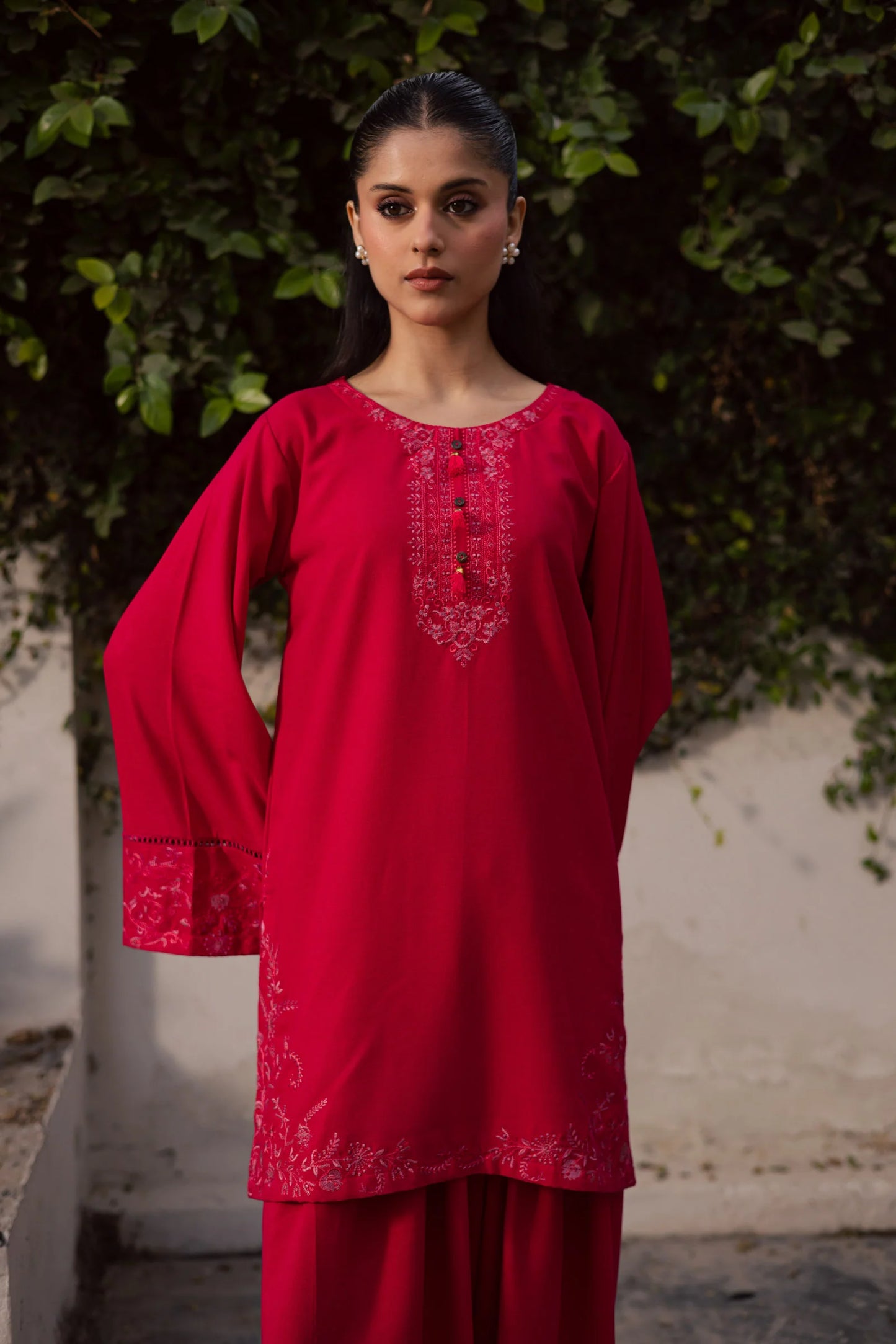 2PC Winter Embroidered Dress-1180 | Winter Edit | Silayi Pret