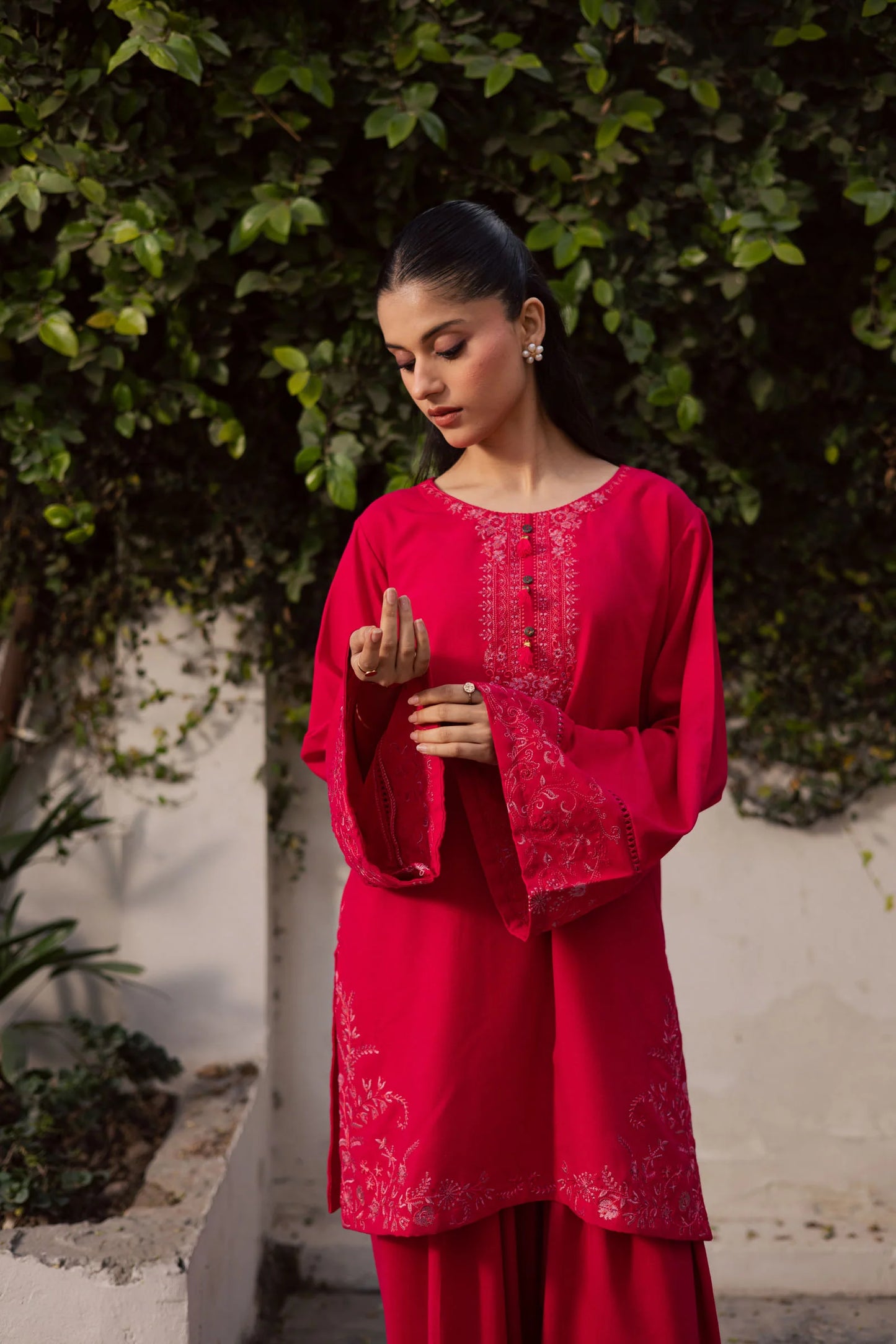 2PC Winter Embroidered Dress-1180 | Winter Edit | Silayi Pret