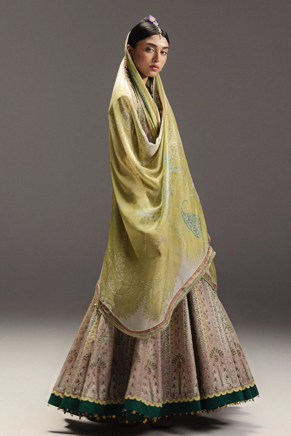 HOORAIN-D8 | Zara Shahjahan Unstitched Anarkali’26