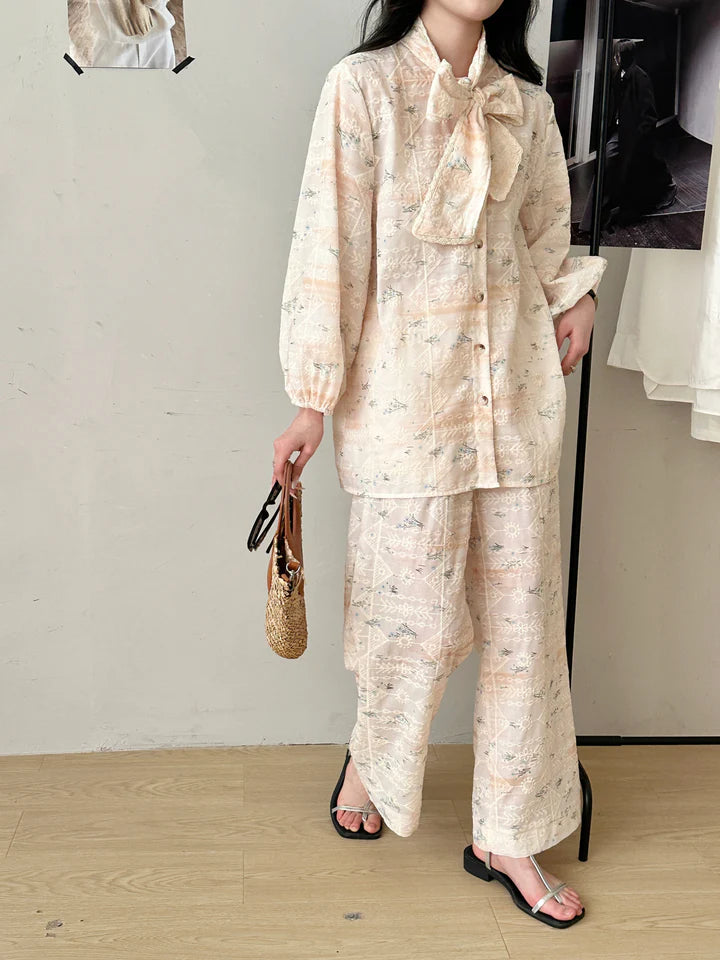Seychelles Suit with Attached Scarf Detail | New Arrivals | Hassal