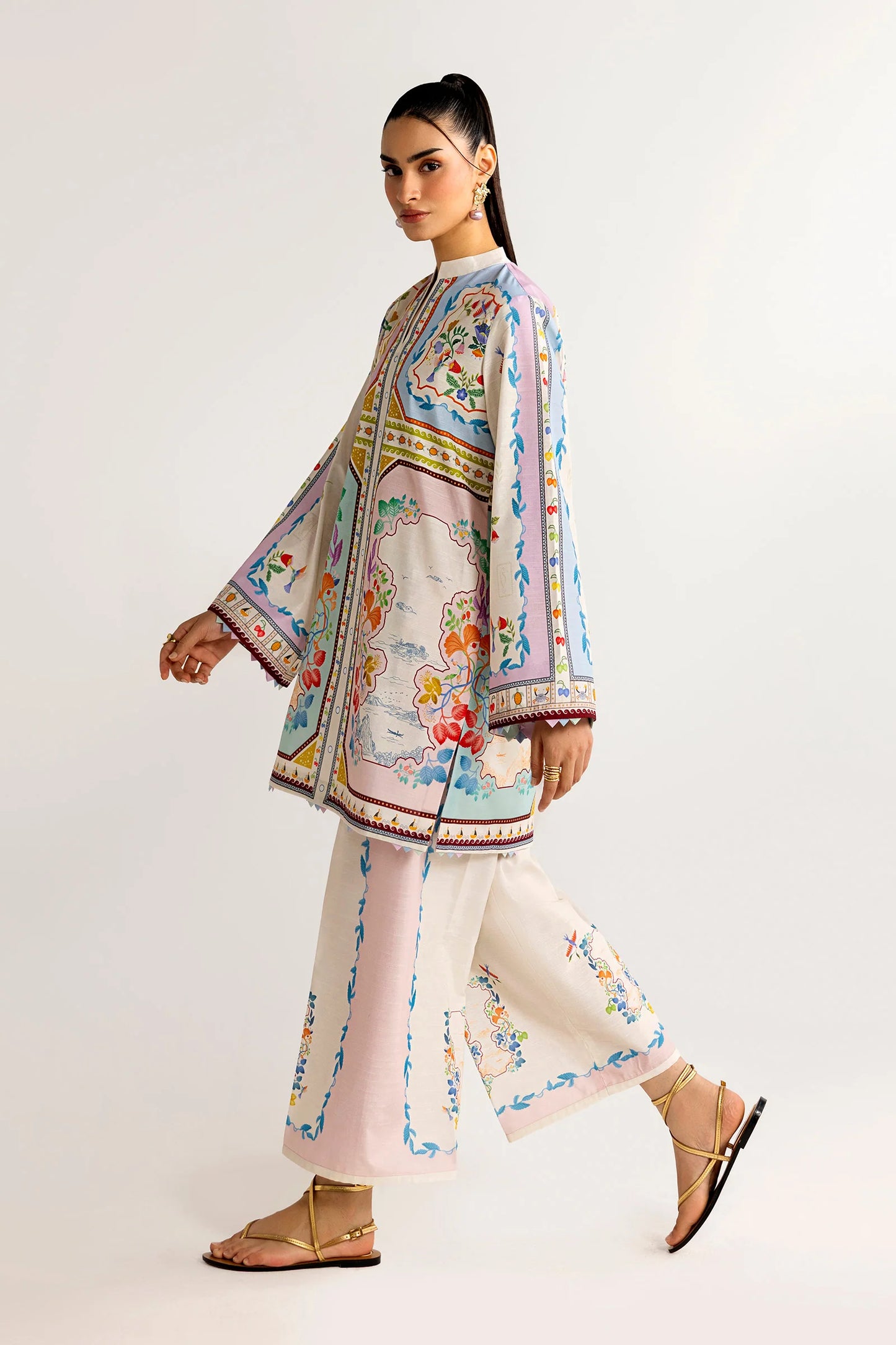 QPC-09 | Printed Co-ords '26 | Qalamkar