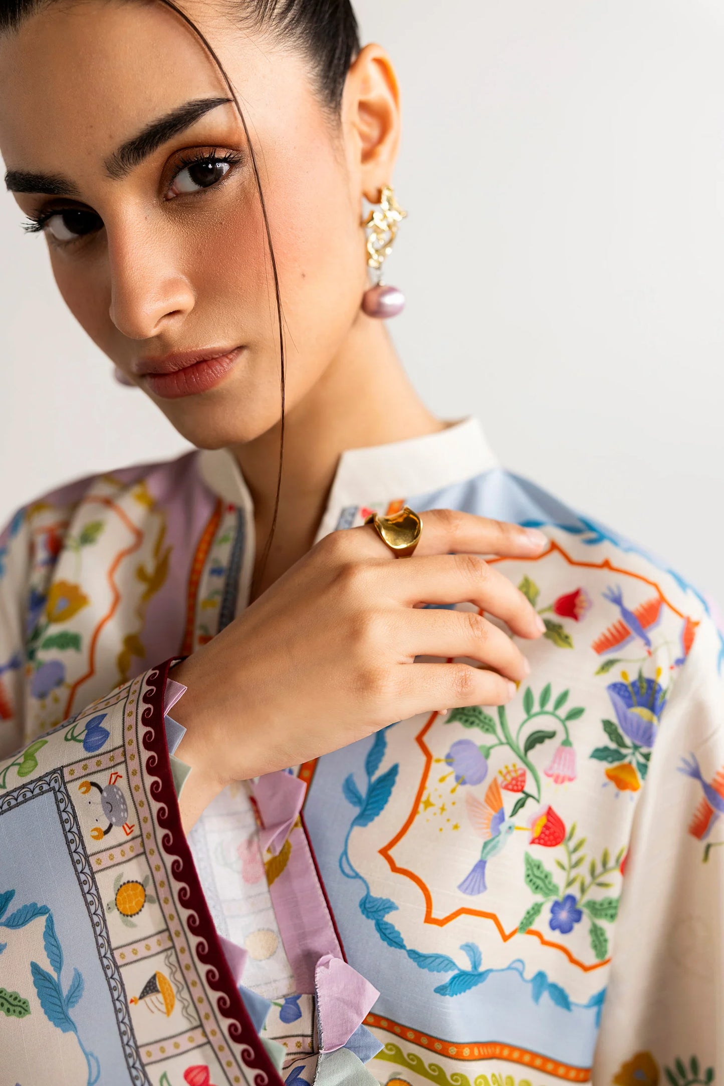 QPC-09 | Printed Co-ords '26 | Qalamkar