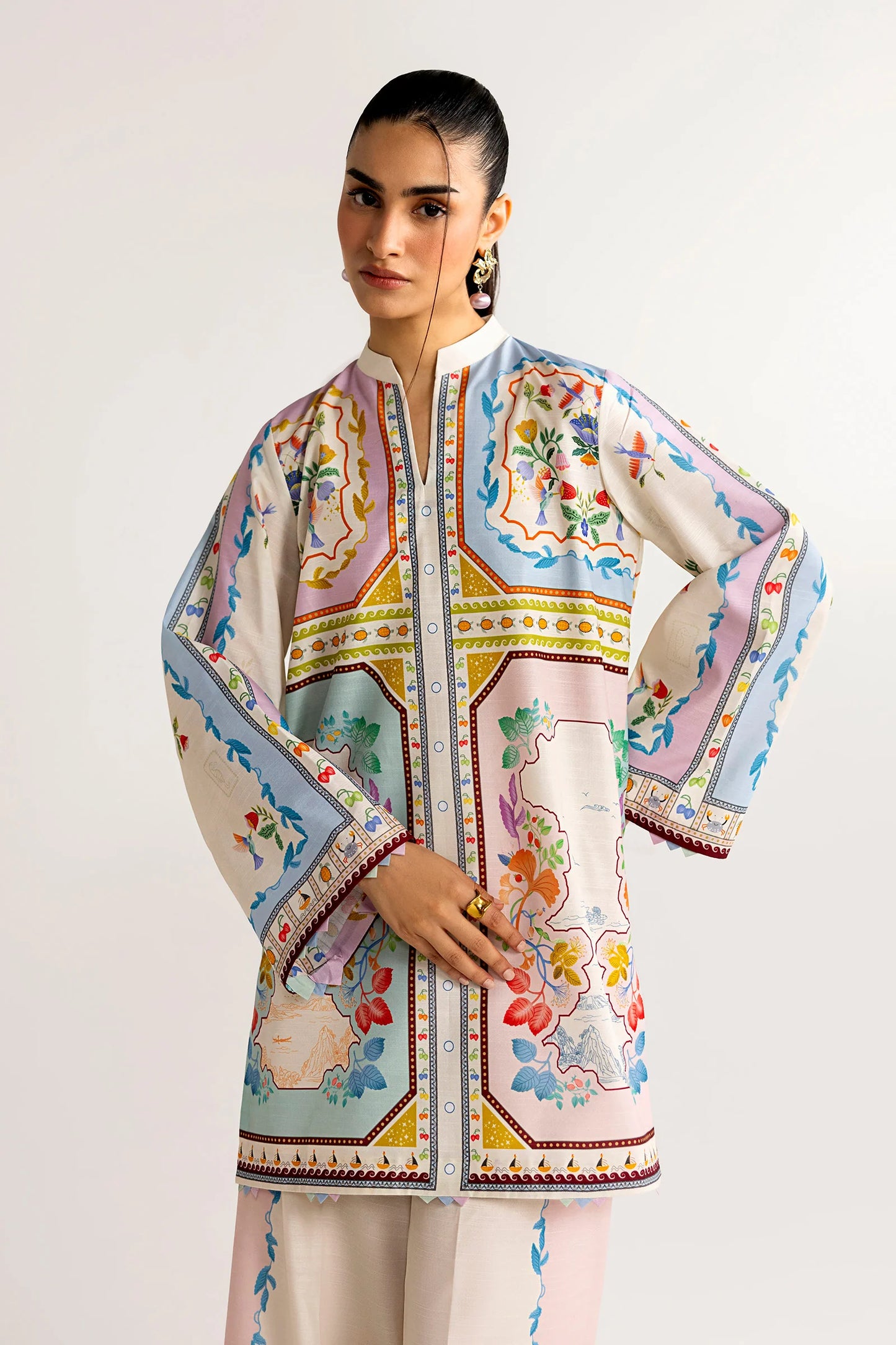 QPC-09 | Printed Co-ords '26 | Qalamkar