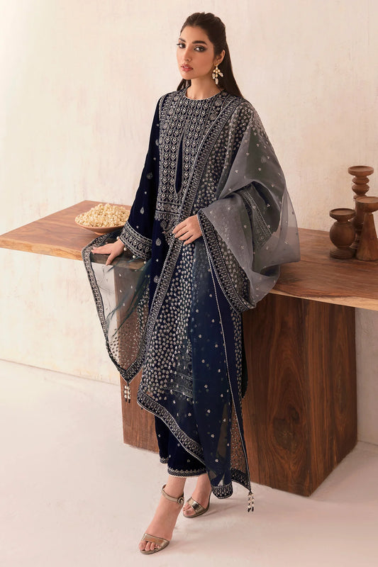 JZ-VF-D2003-0 | EMBROIDERED VELVET FORMAL | Jazmin