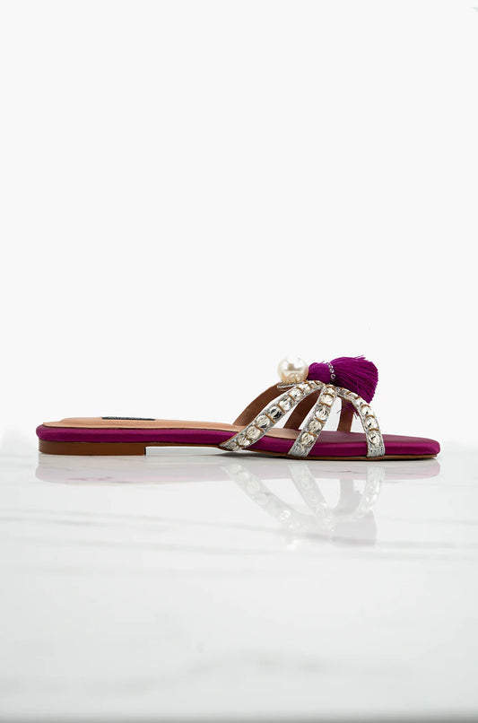 Tara Tassel - Fuchsia Pink | Miaasa | Footwear