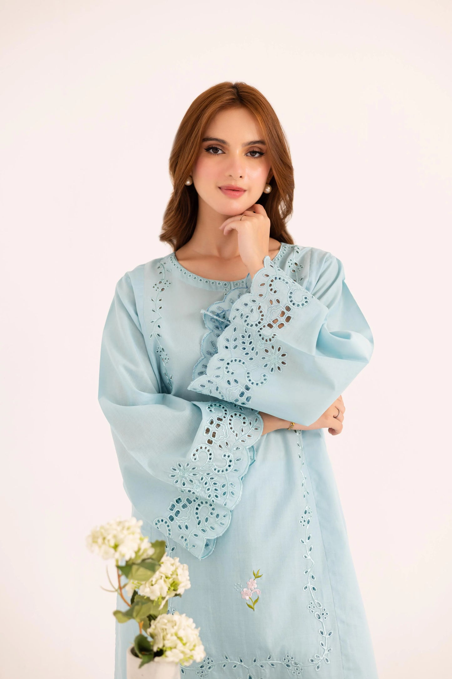 2PC Winter Embroidered Dress - 1123 | Winter Edit | Silayi Pret