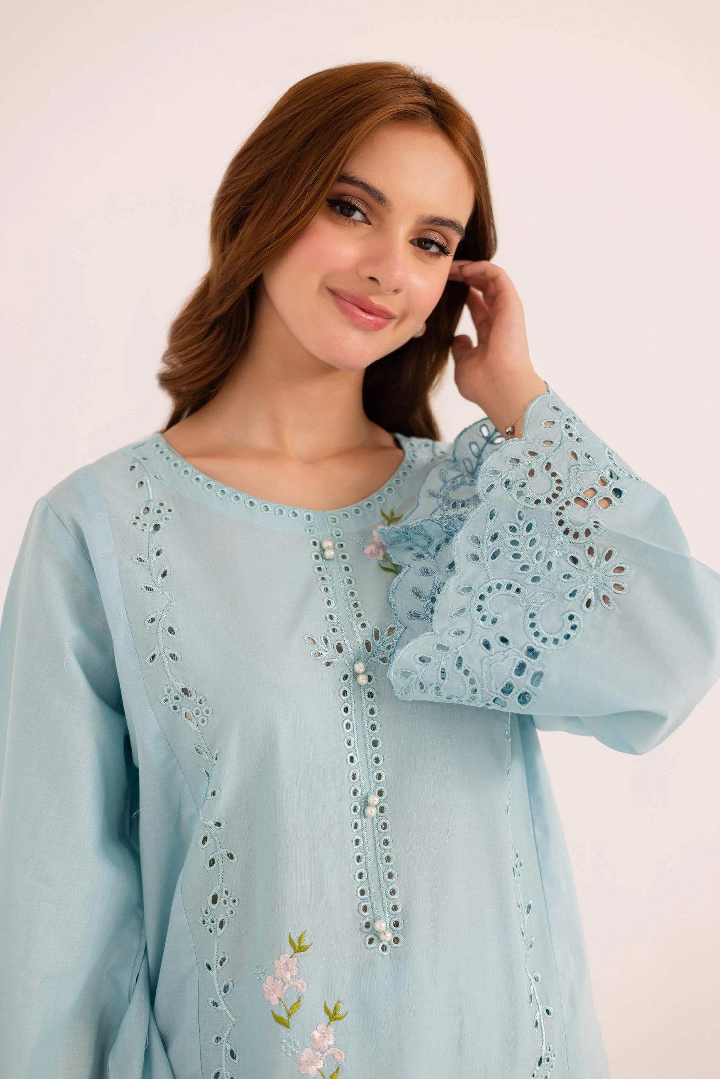 2PC Winter Embroidered Dress - 1123 | Winter Edit | Silayi Pret