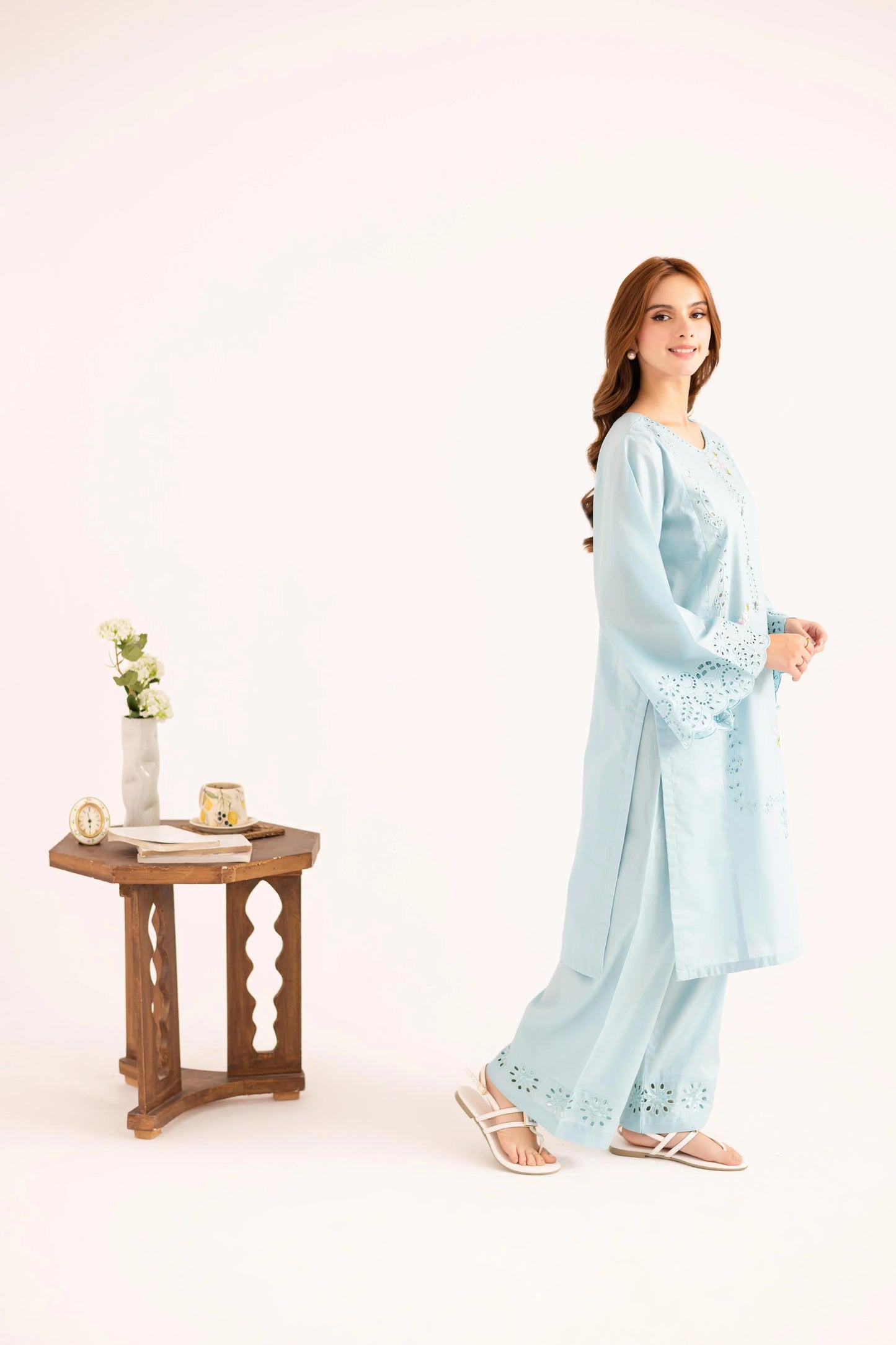 2PC Winter Embroidered Dress - 1123 | Winter Edit | Silayi Pret