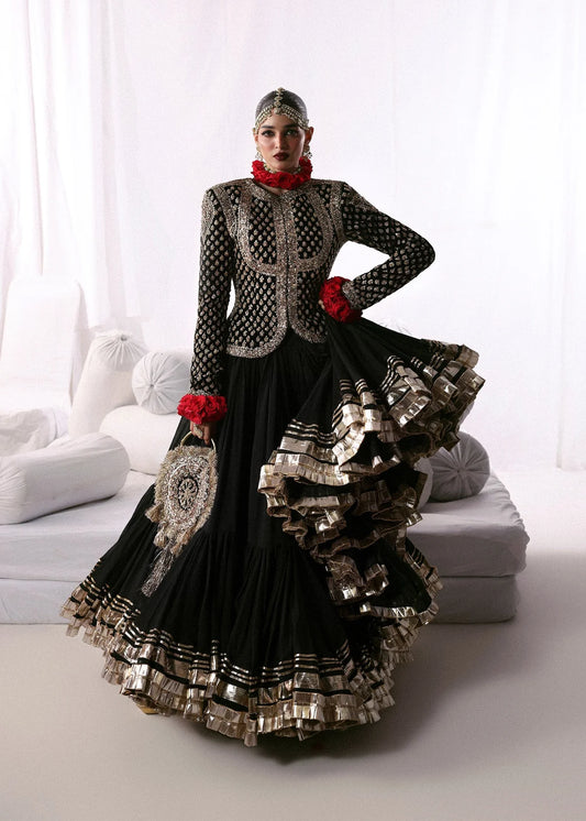 Siyah |  Nargis - Formal 26 | HUSSAIN REHAR