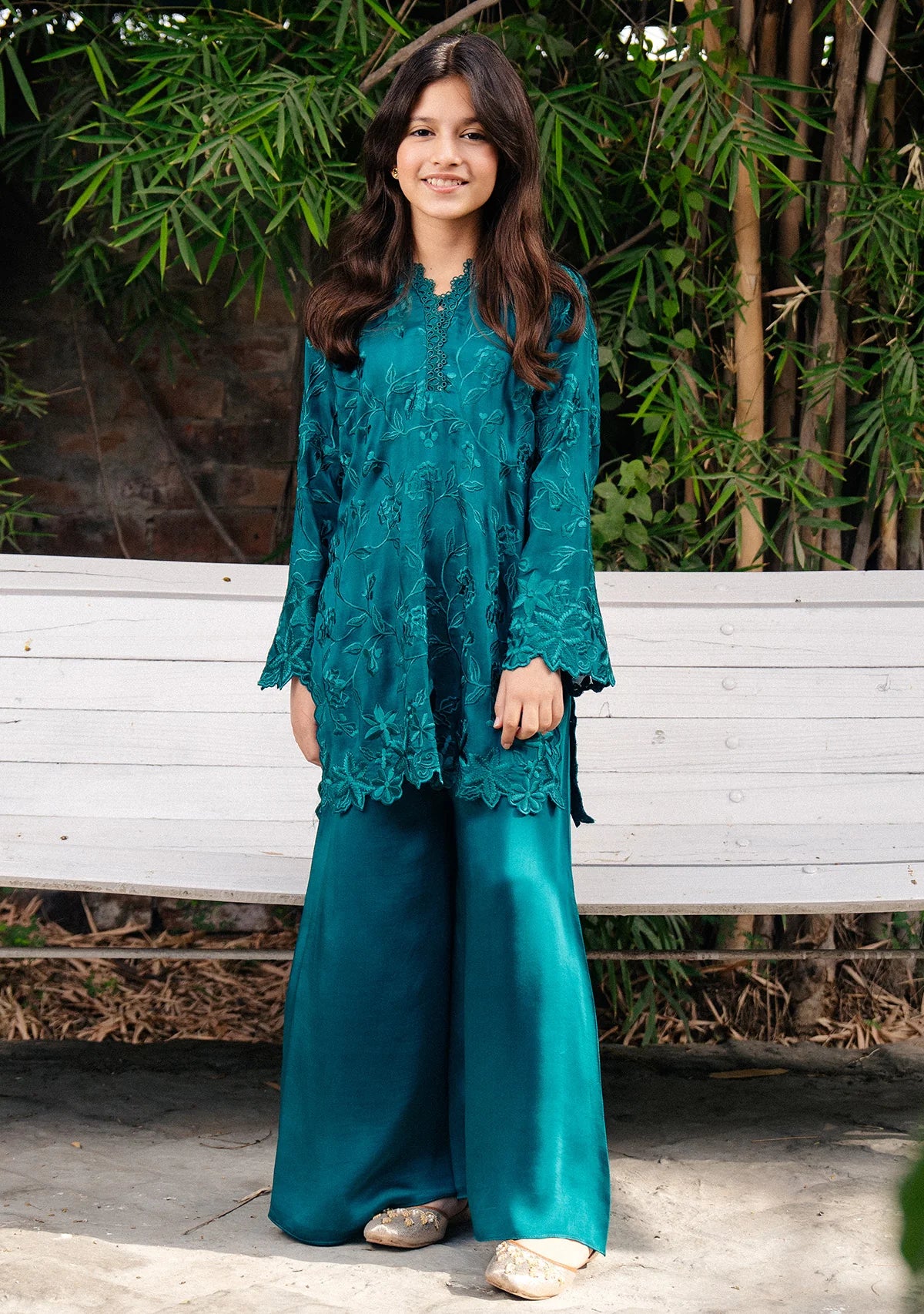Arina Emerald Kids | New Arrivals | Zainab Zulfiqar Kidswear