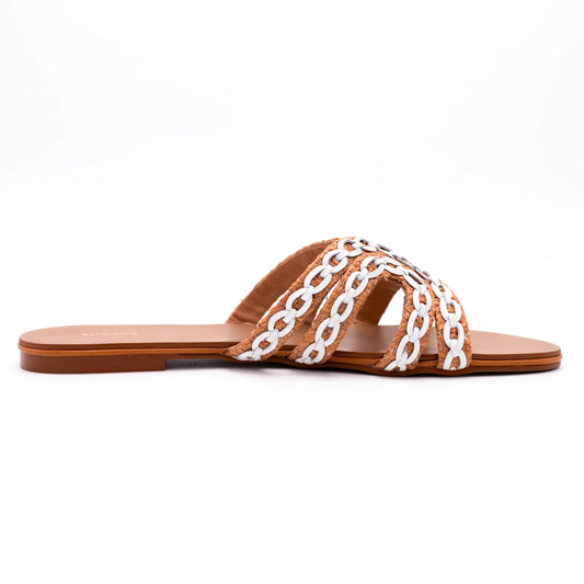 Zee Raffia - Beige  | Miaasa | Footwear