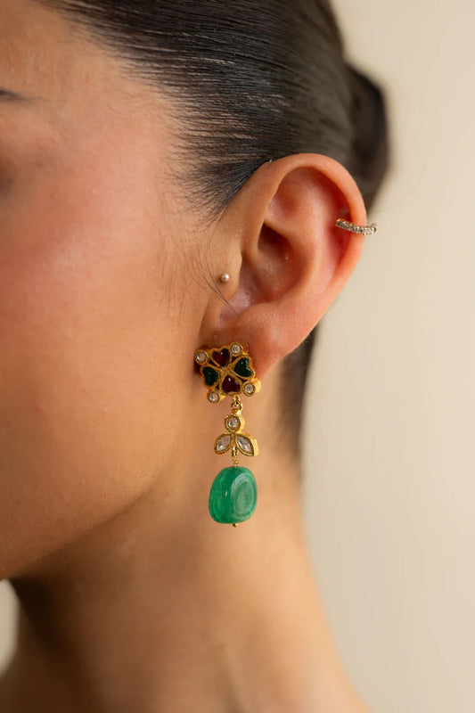 HANSLIYA EARNINGS | ZARA SHAHJAHAN  | JEWELLERY