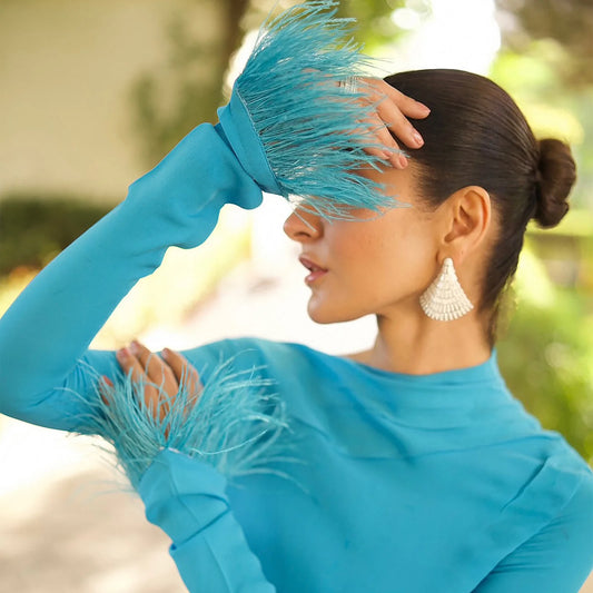 Blue Georgette | SADAF KANWAL