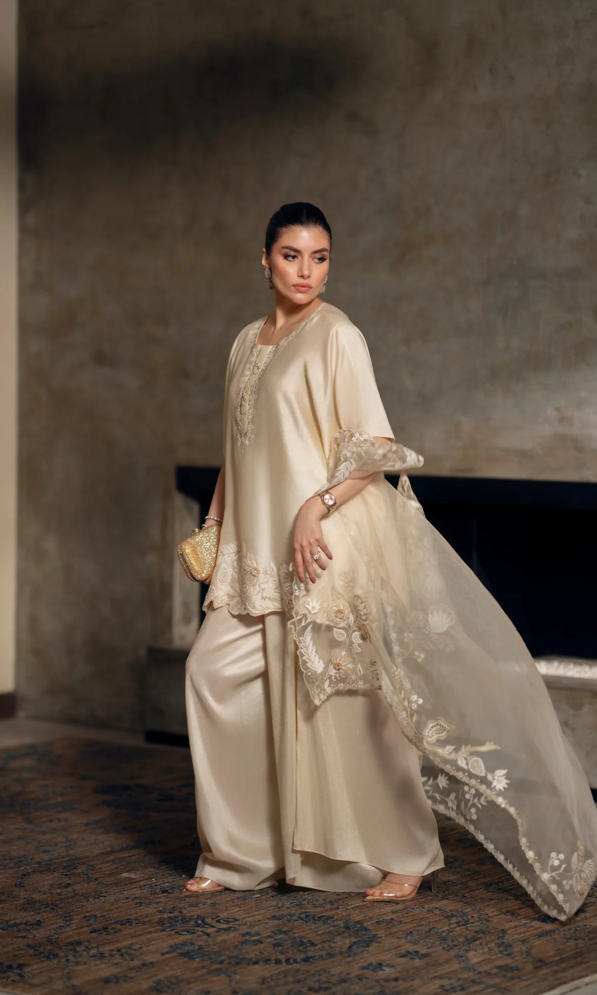 The Nissa Set with Dupatta | Fall Luxe' 25 | SEF