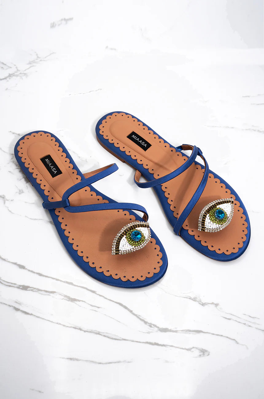 Skye - Indigo | Zilal - The Ramadan Edit | Miaasa | Footwear