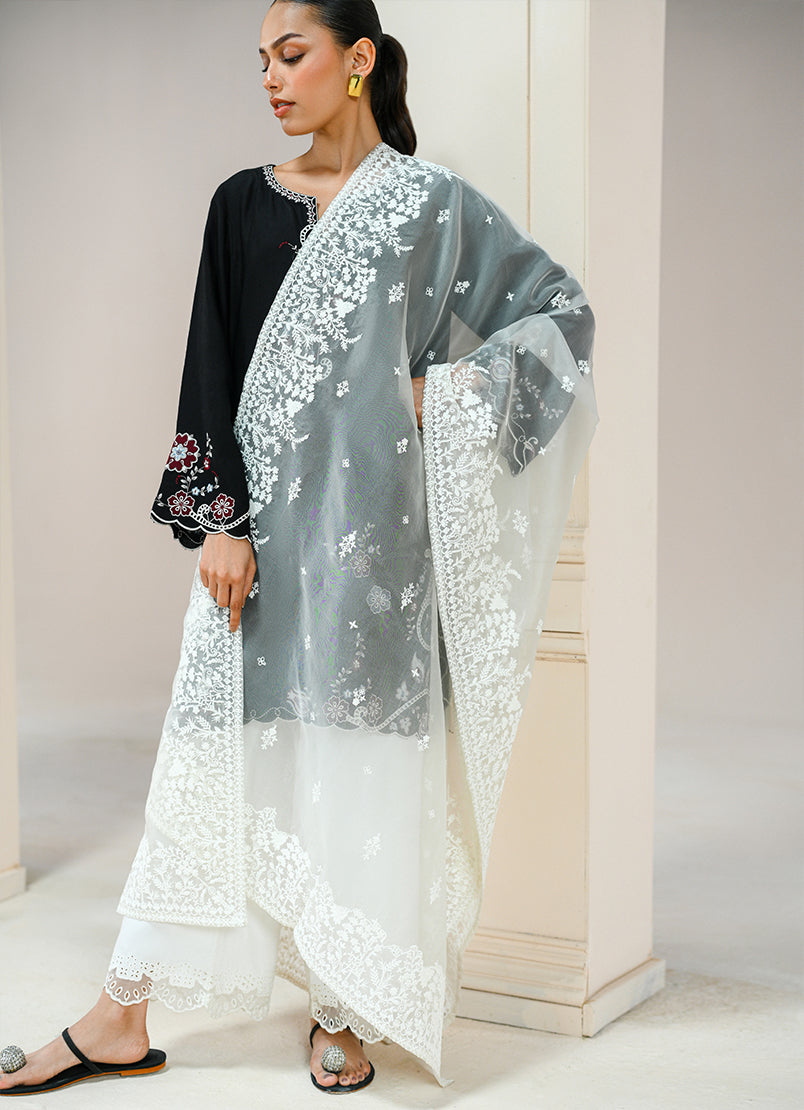 15294/501/105 | Embroidered Dupatta | IMAGE