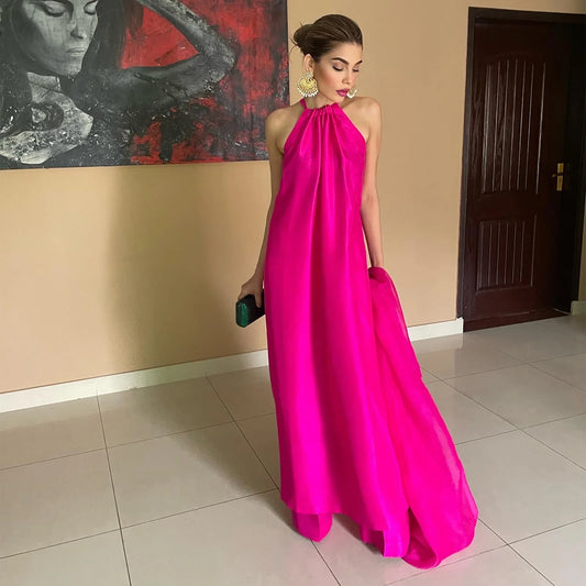 Halter Fusia Pink | SADAF KANWAL