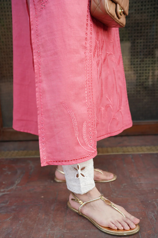 Rose Rani Shalwar | Luxury Eid Edit | La Pret