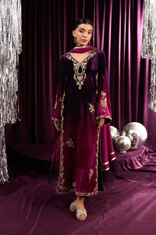 Berry | Mara Velvet Luxe '25 | Flairs Studio