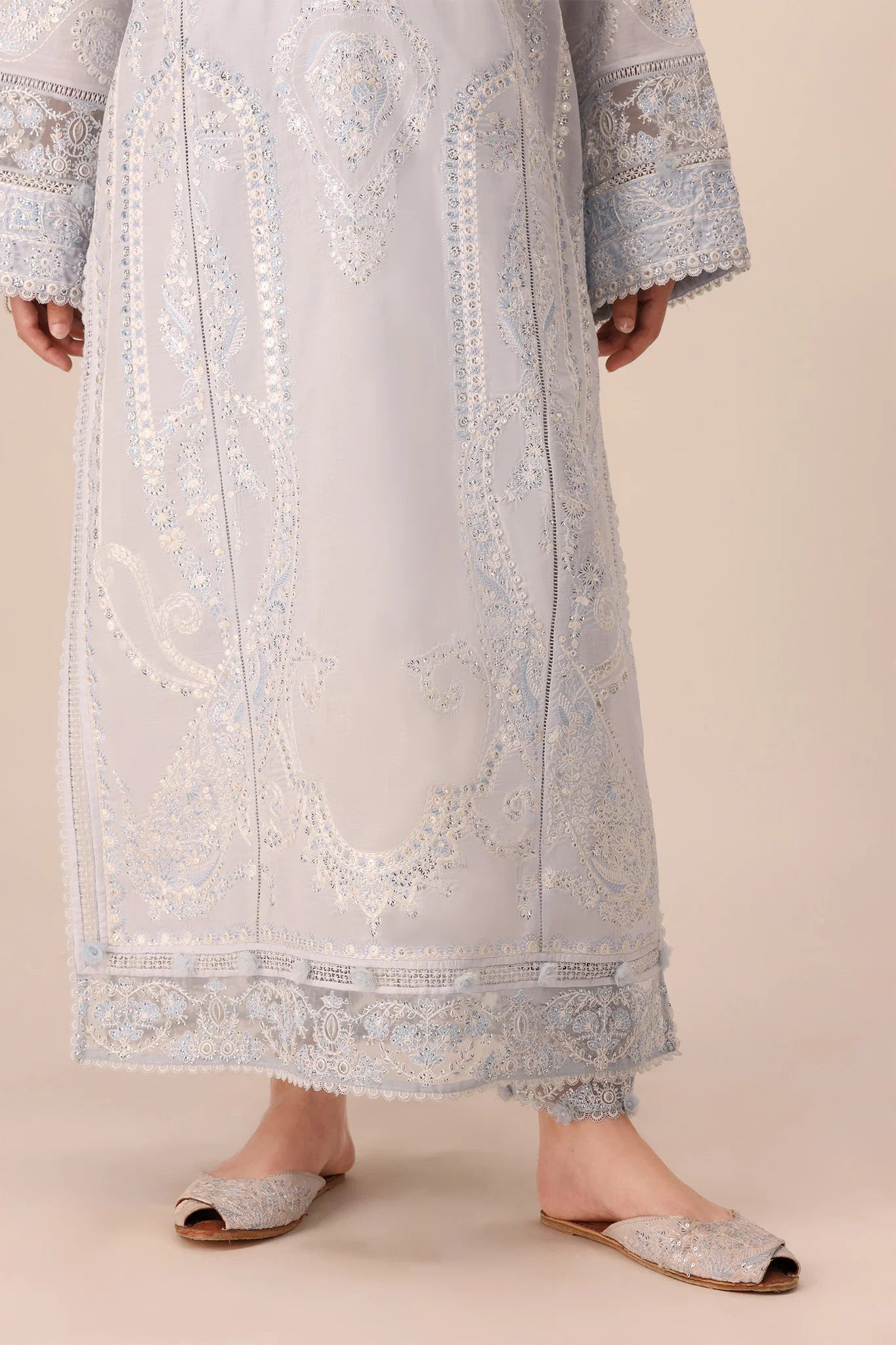 ROUHAAN (EL26-04 A ST) | STITCHED-ELAN LAWN'26 | ELAN