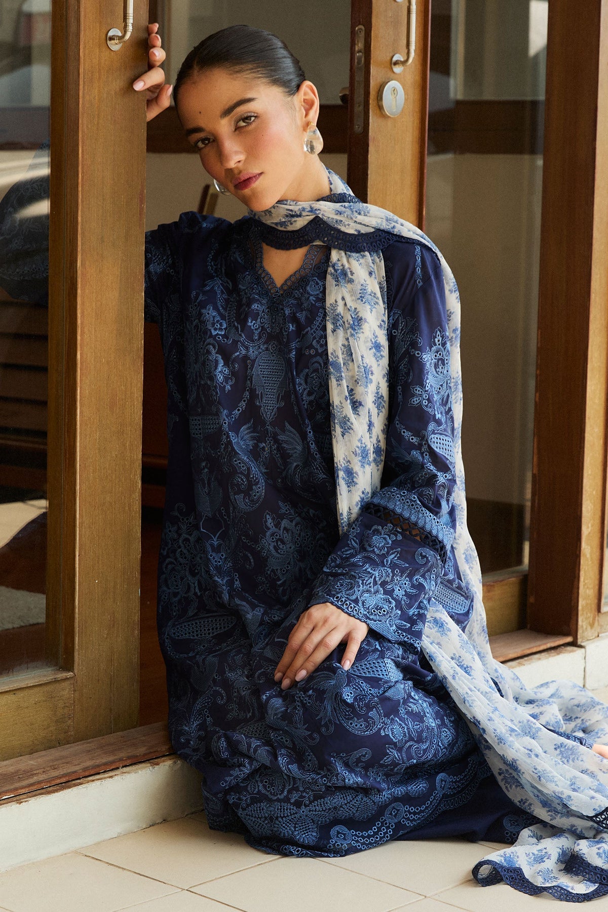 Sei-9B | Zara Shahjahan Satori Unstitched Luxury Lawn’25