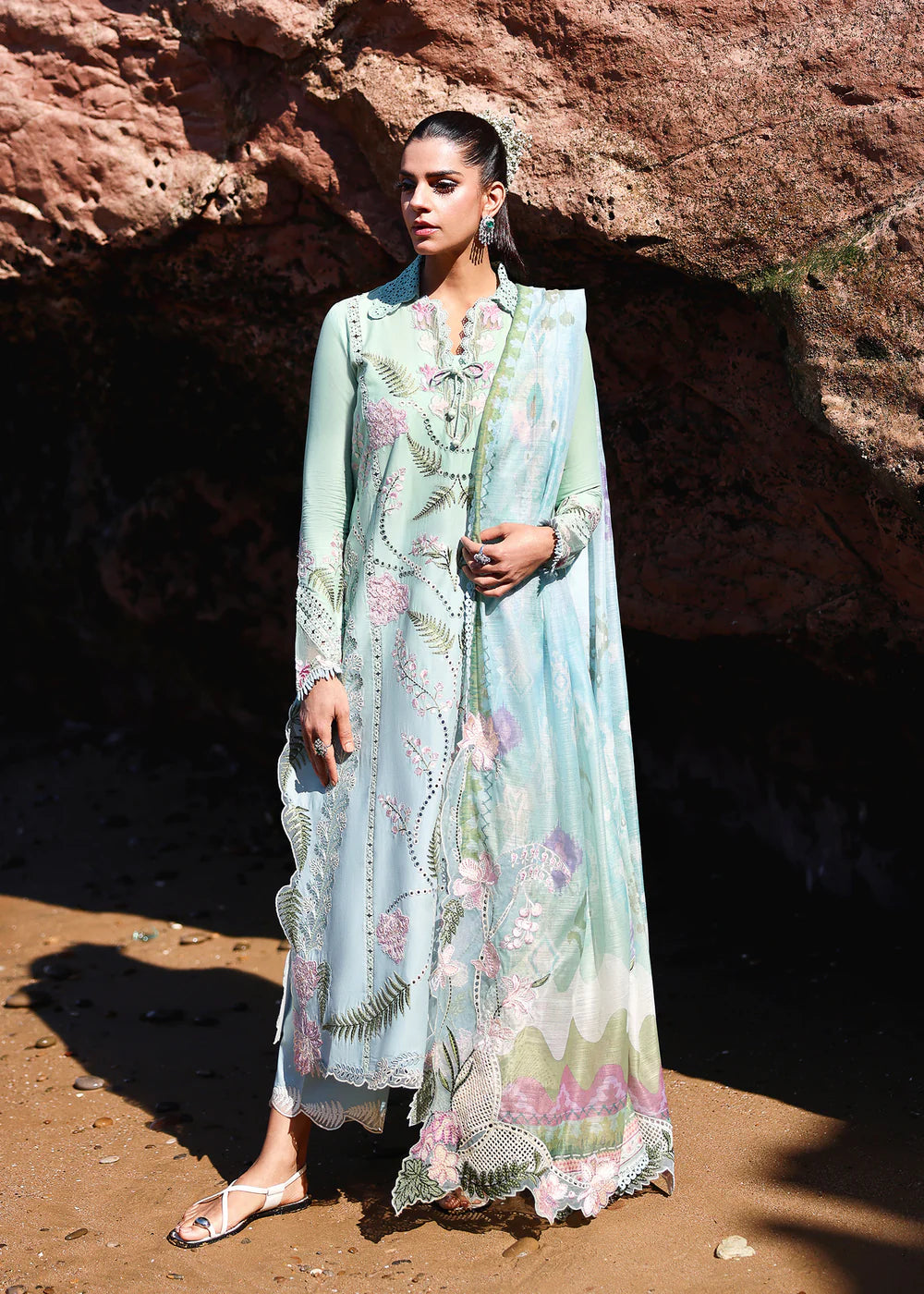TALI 3-B | Breeze Unstitched Lawn'26 | Saira Shakira