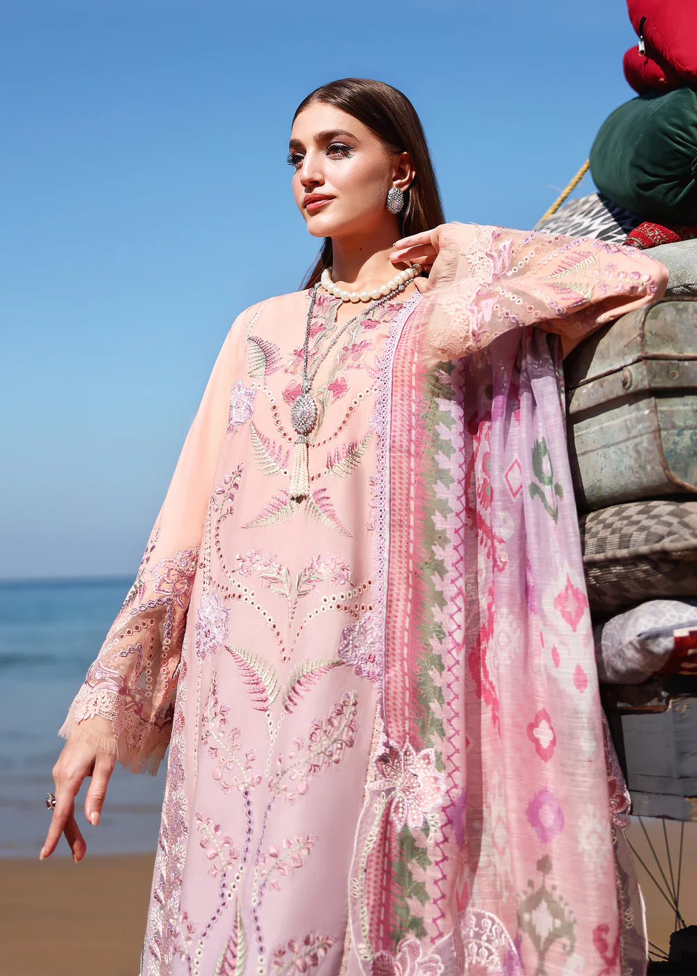 TALI 3-A | Breeze Unstitched Lawn'26 | Saira Shakira
