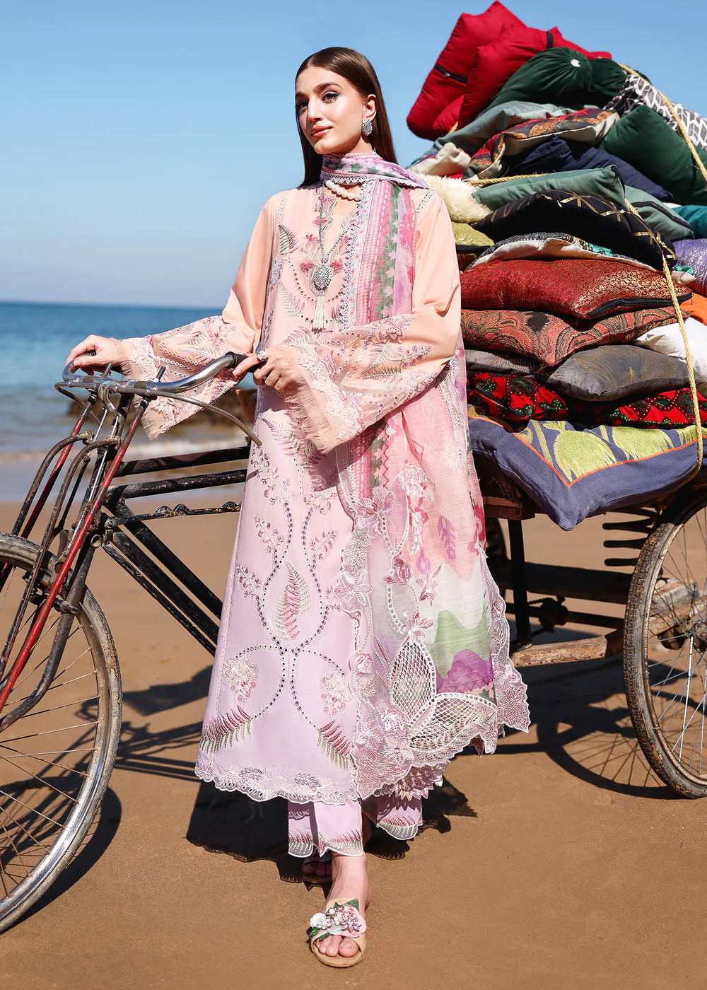 TALI 3-A | Breeze Unstitched Lawn'26 | Saira Shakira